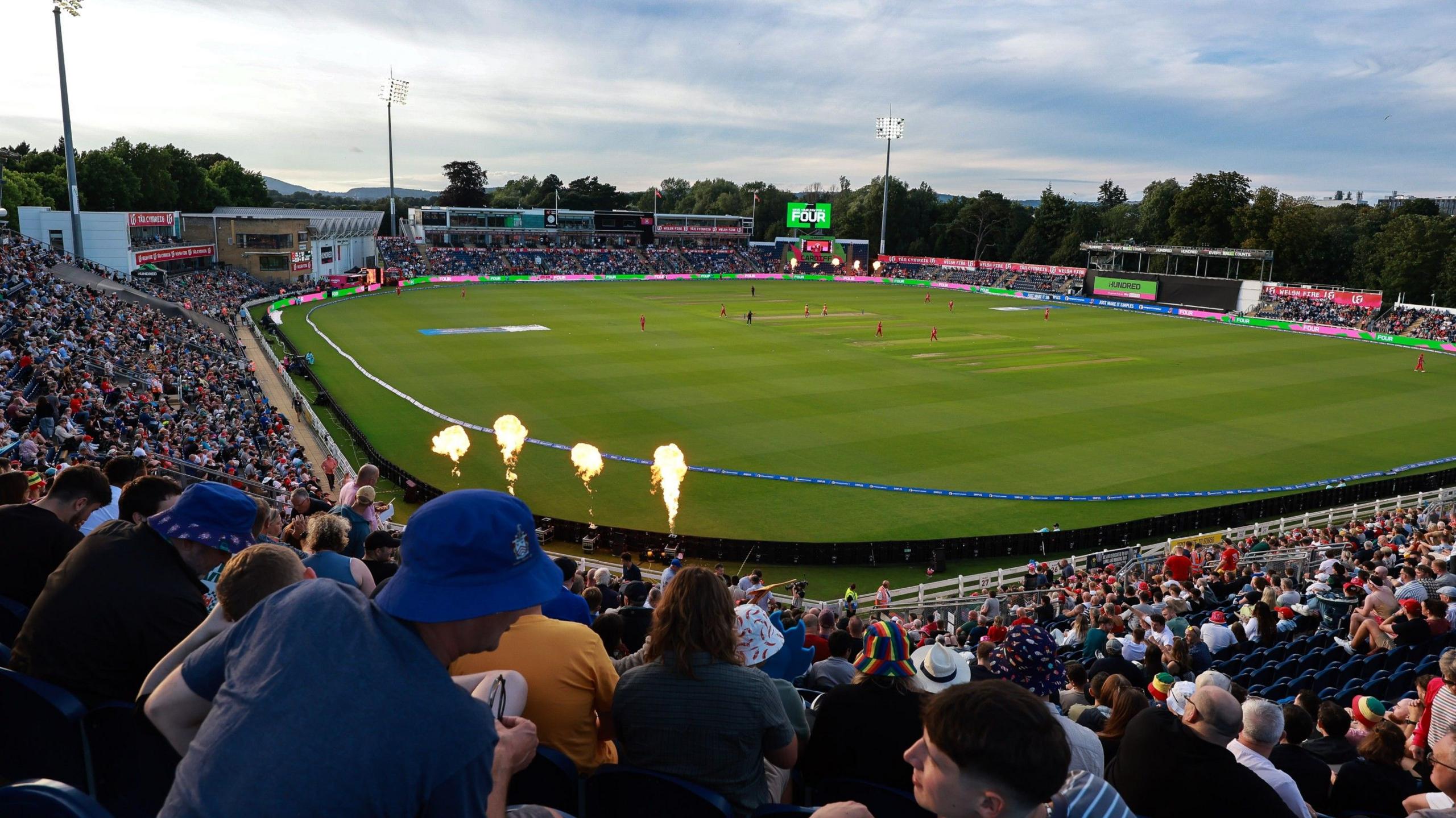 A general view of Sophia Gardens, Cardiff