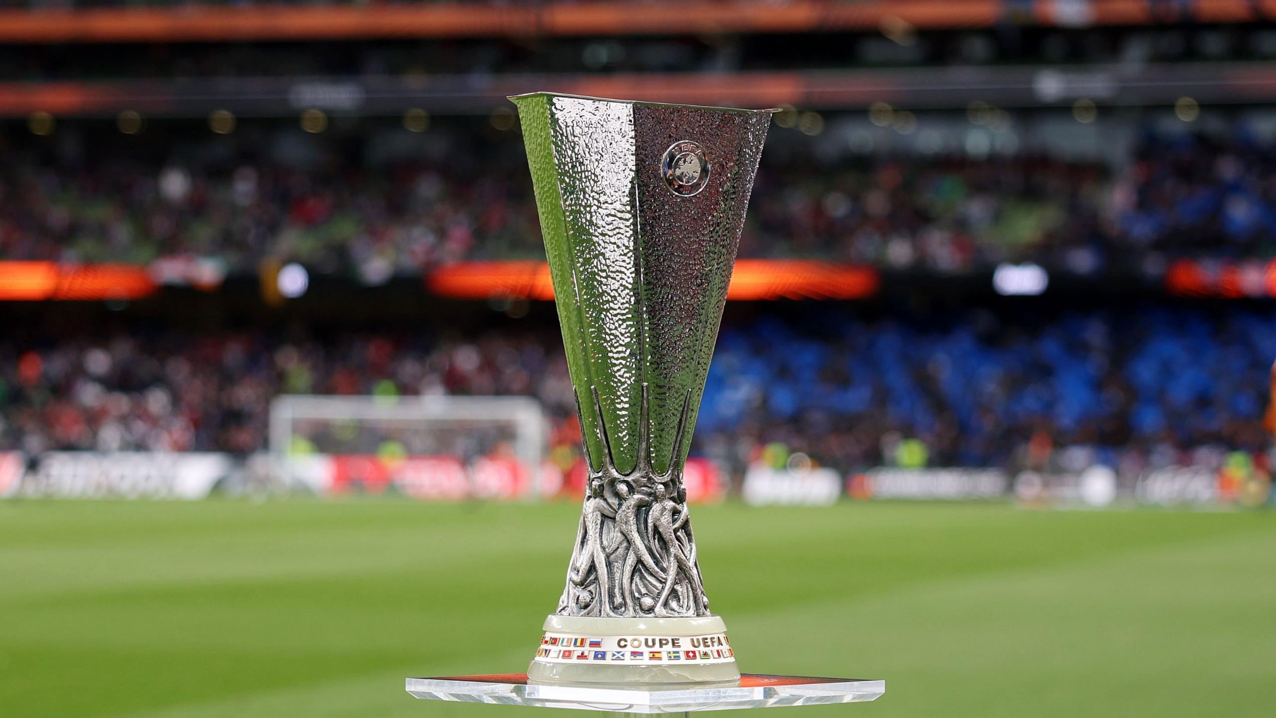 The UEFA Europa League trophy