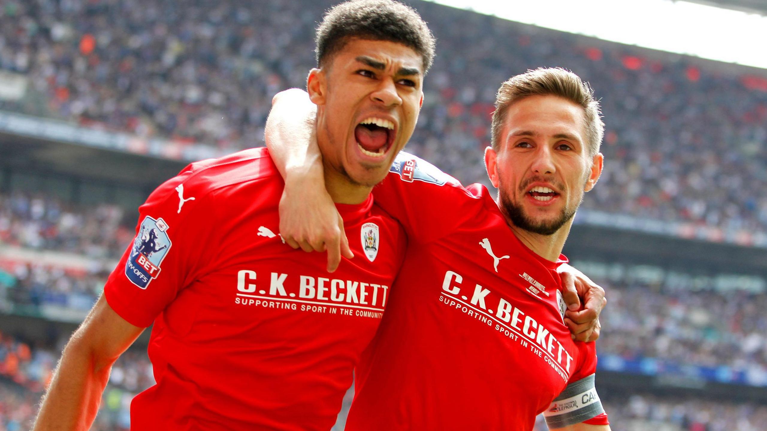 Ashley Fletcher and Conor Hourihane