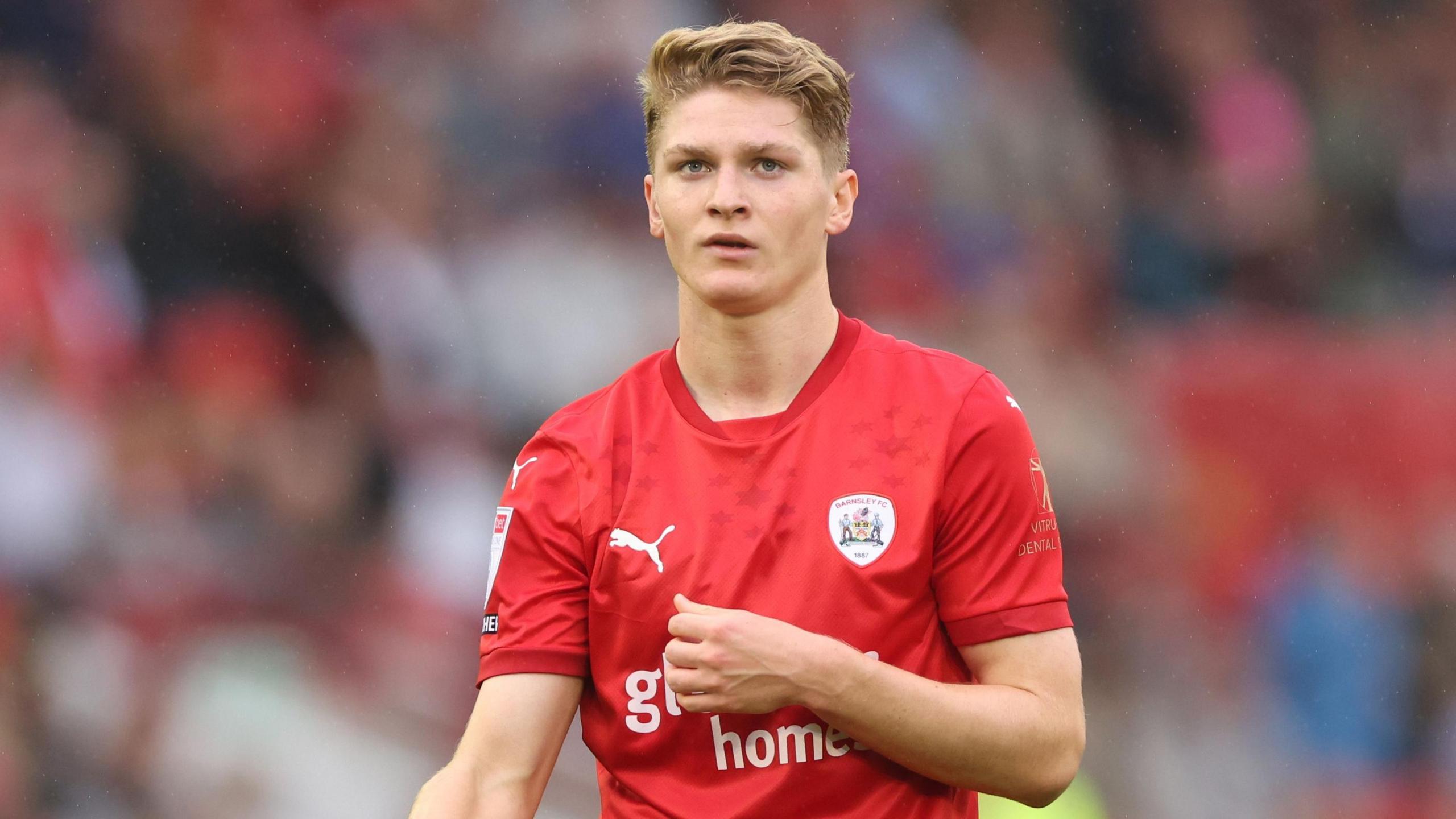 Matthew Craig in action for Barnsley. 