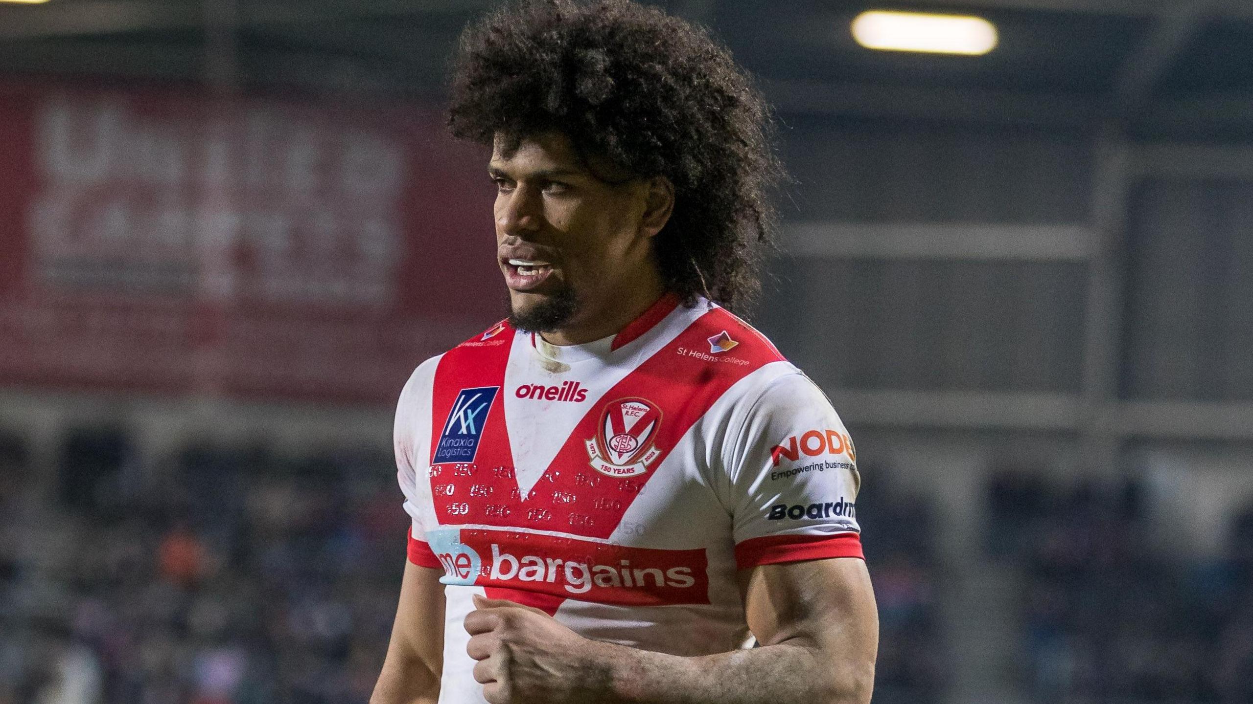 Jumah Sambou in action for St Helens