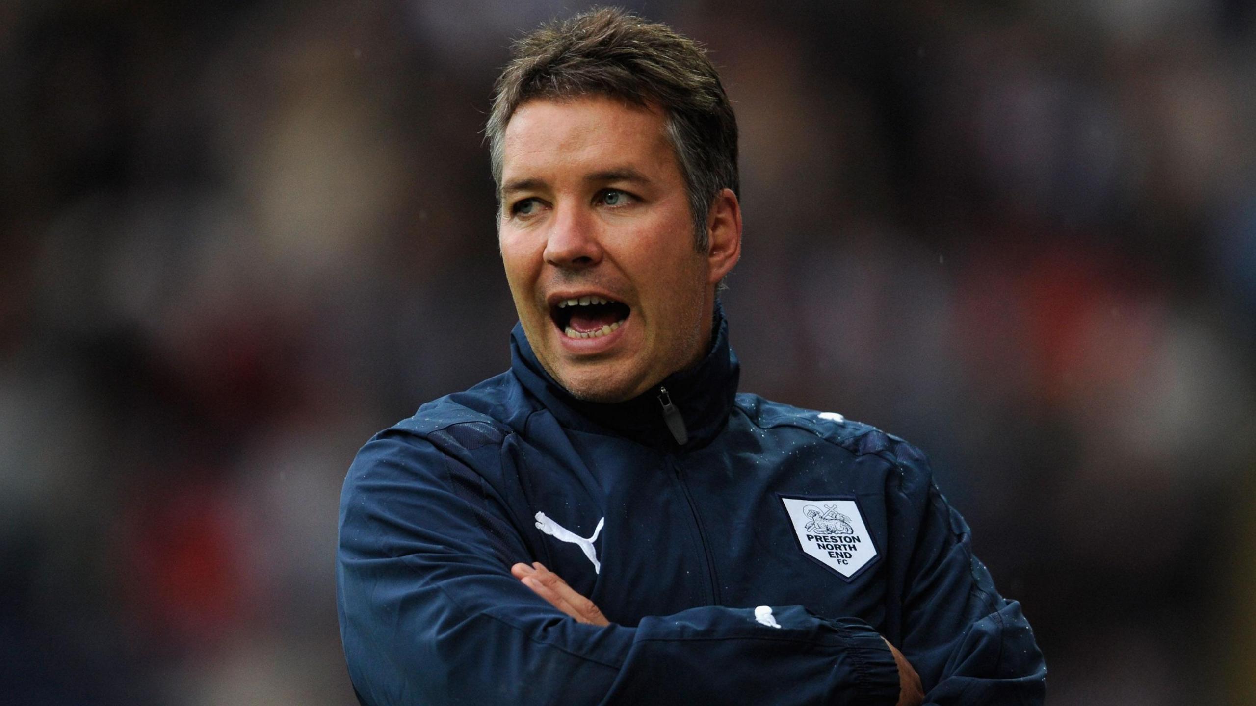 Preston manager Darren Ferguson on the touchline during a game in 2010