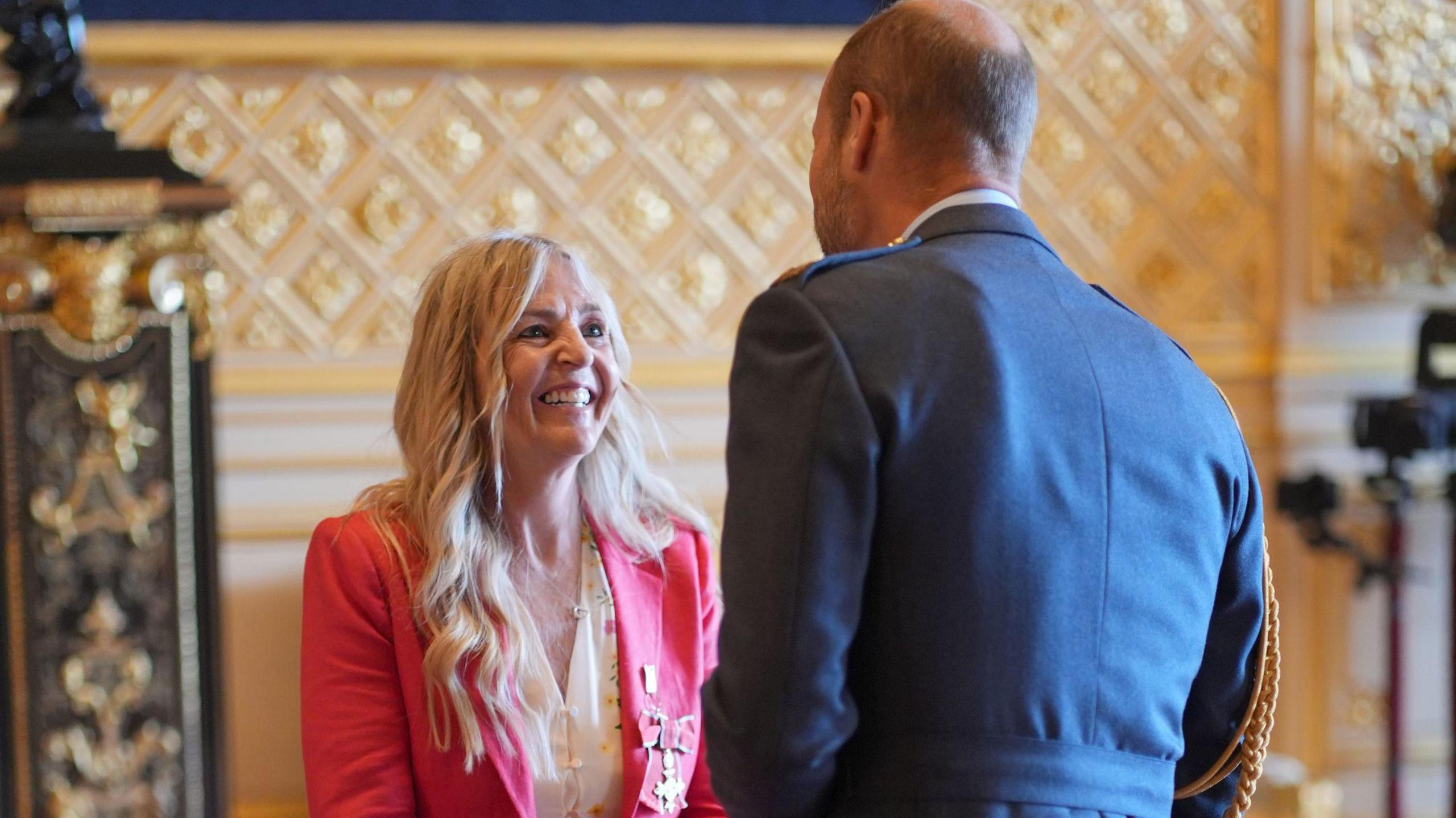 Dawn Astle in conversation with the Prince of Wales