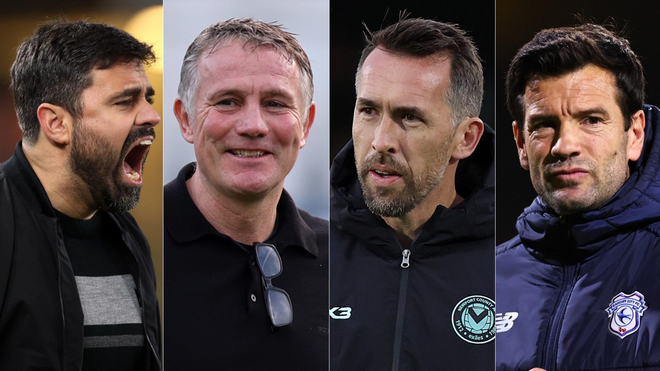 Vitor Matos, Phil Parkinson, Christian Fuchs a Brian Barry-Murphy