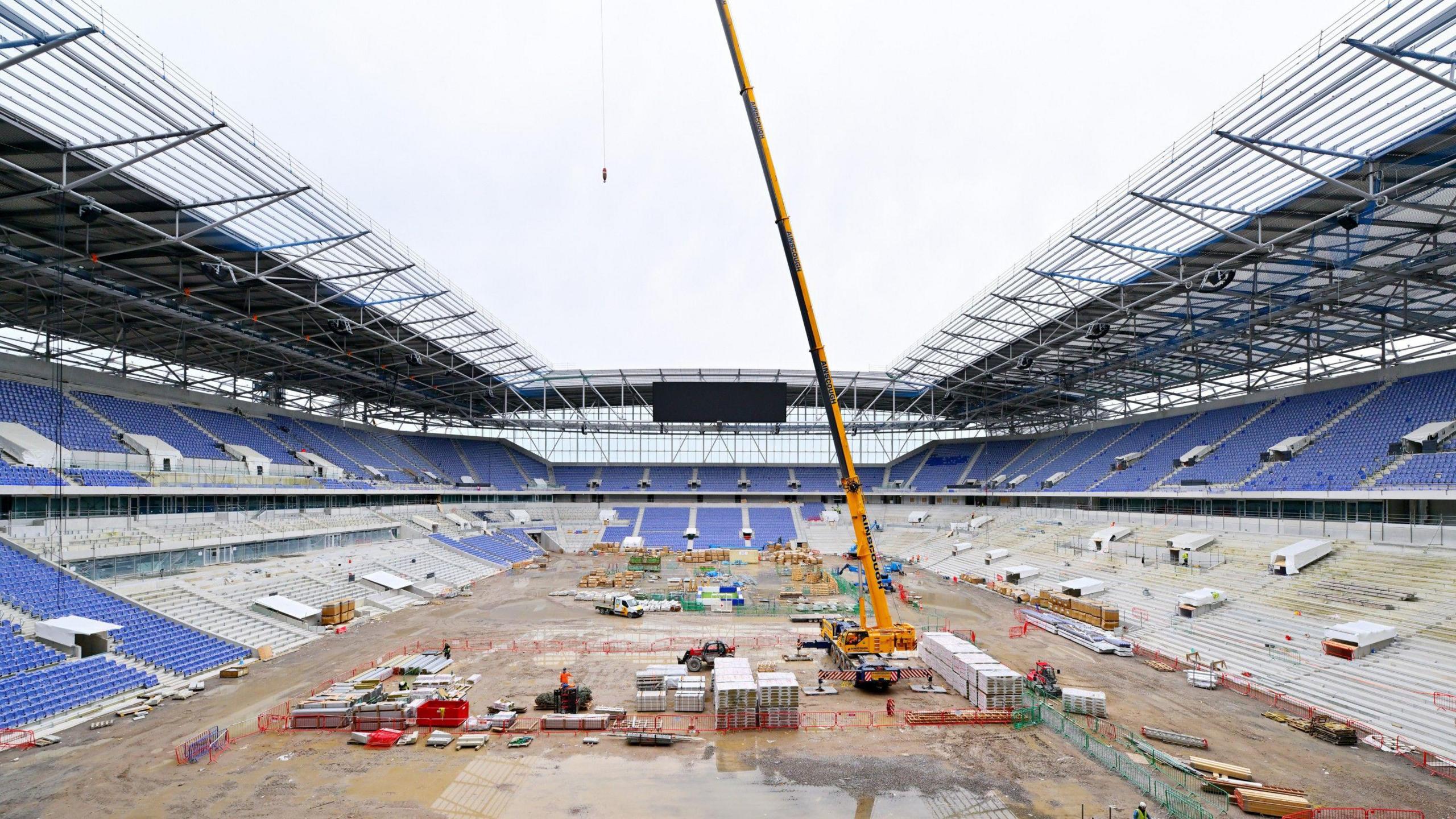 Everton: Inside new Bramley Moore Dock stadium - BBC Sport