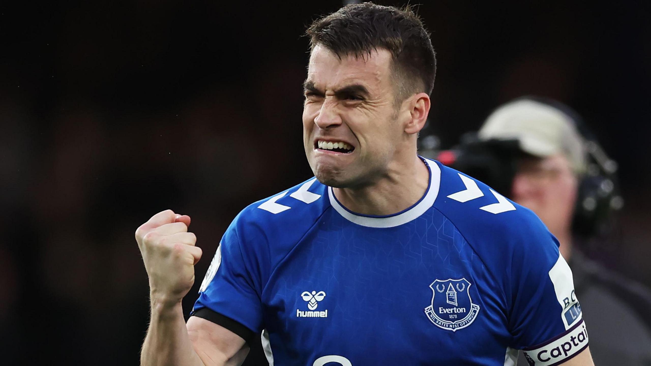 Everton captain Seamus Coleman