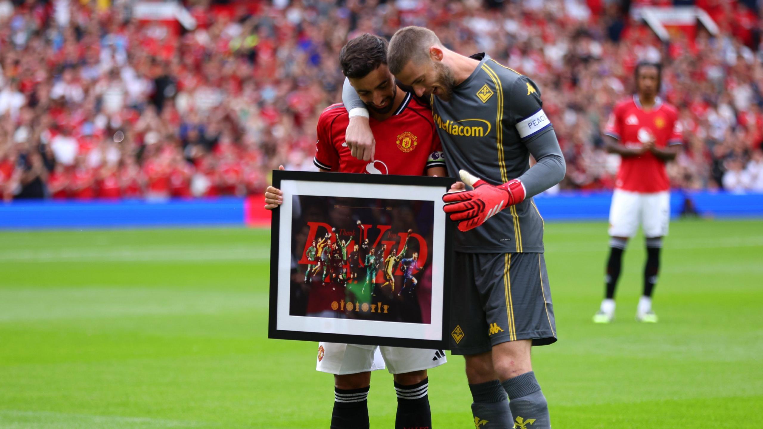 David de Gea and Bruno Fernandes