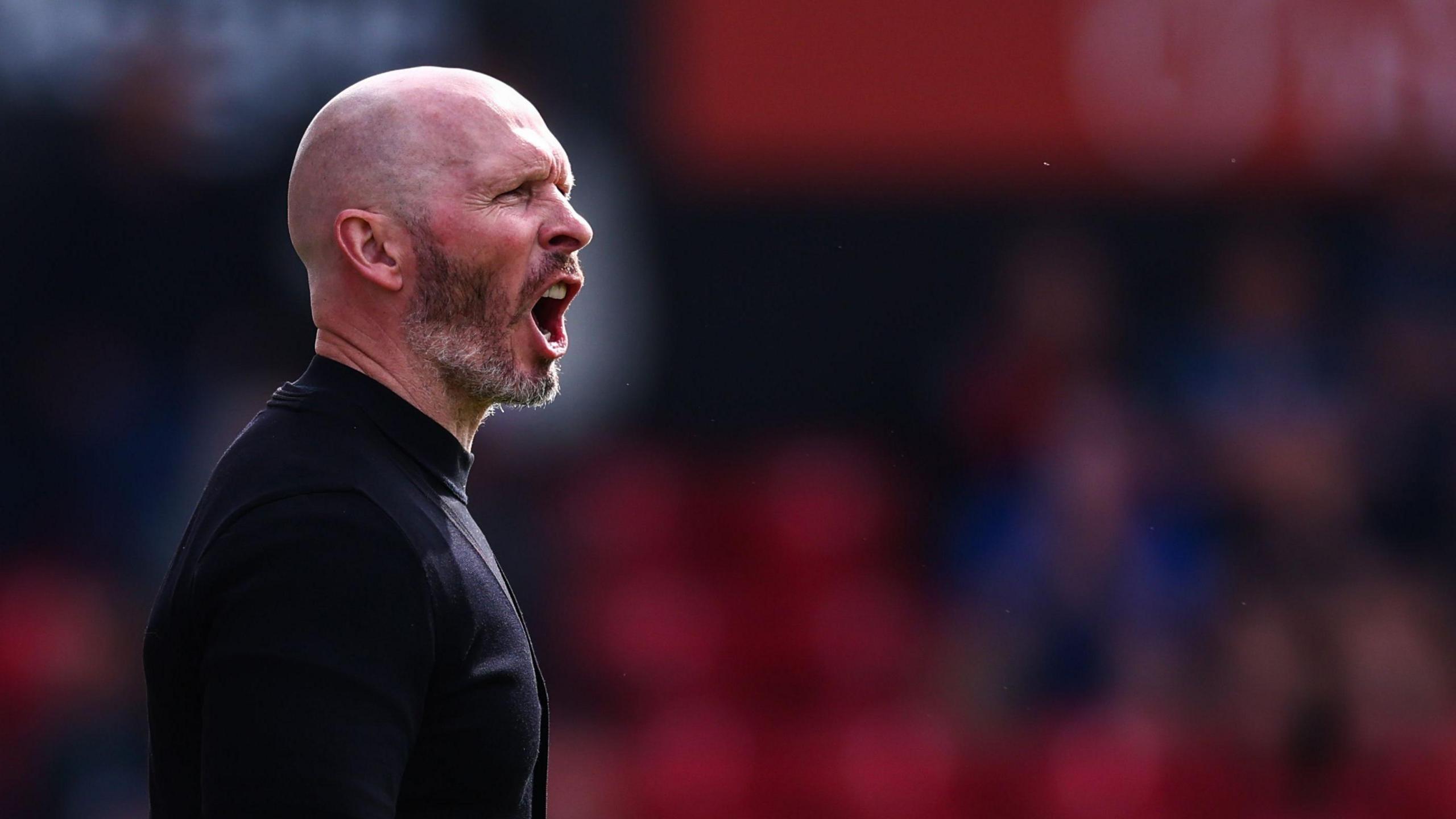 Michael Appleton shouts instructions to his players during a match