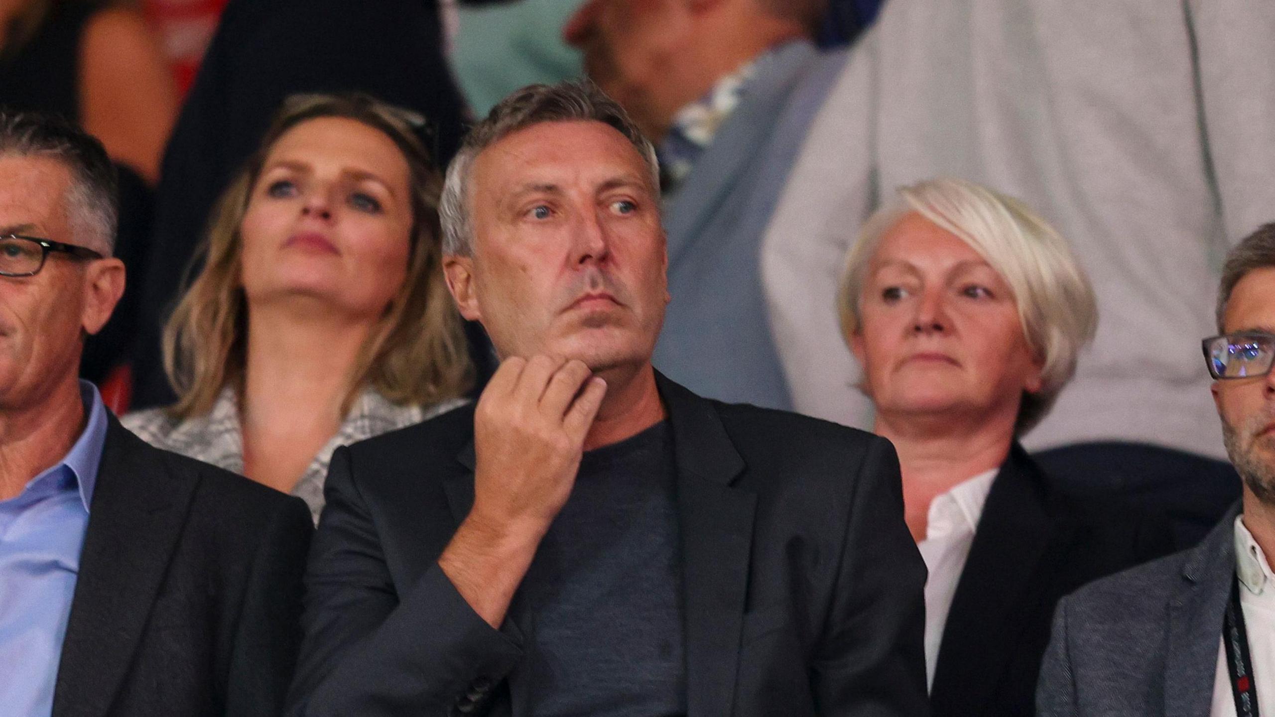 Southampton director of football Jason Wilcox looks on from stands