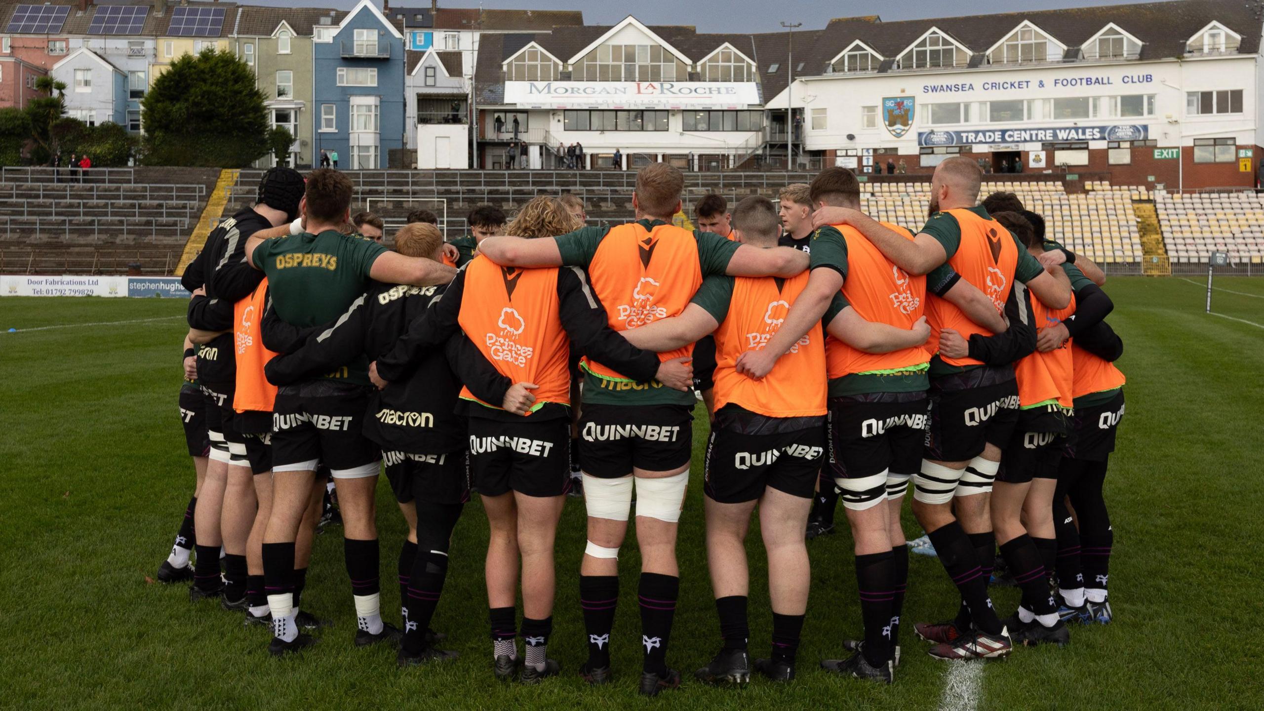 The Ospreys development side faced their Dragons counterparts at St Helen's in November