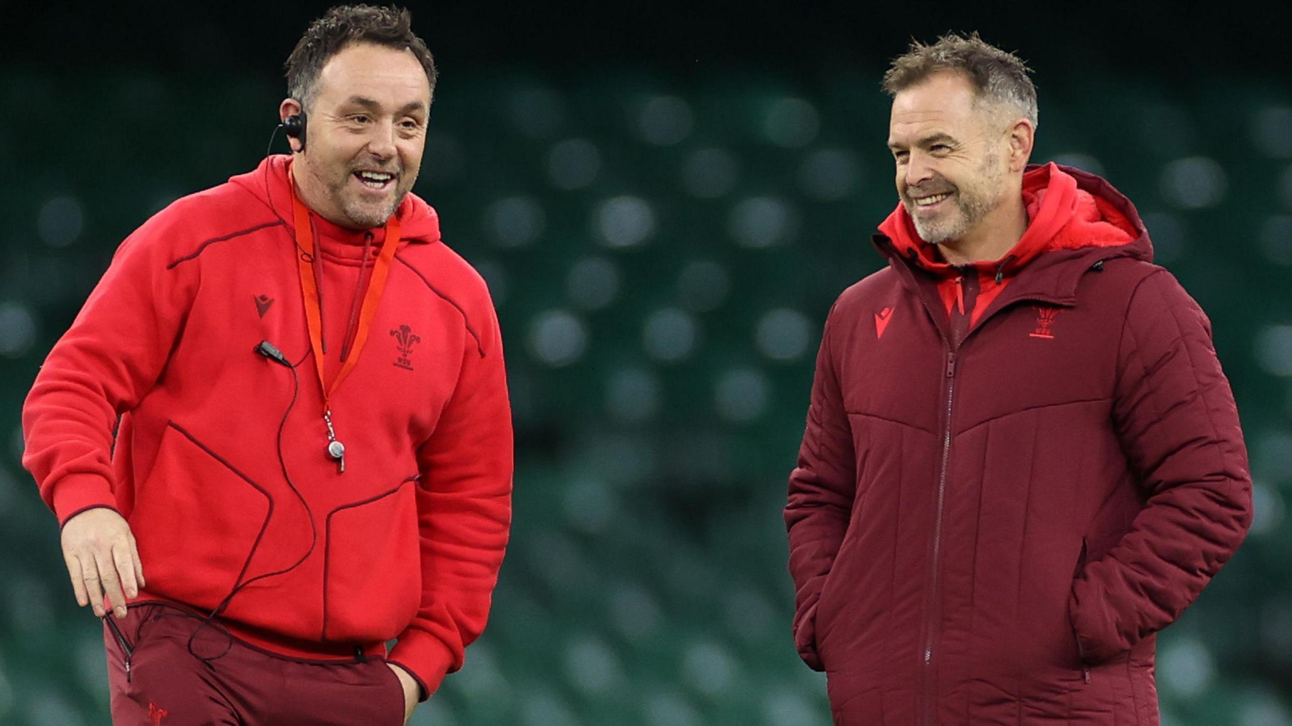 Matt Sherratt and Danny Wilson smiling 