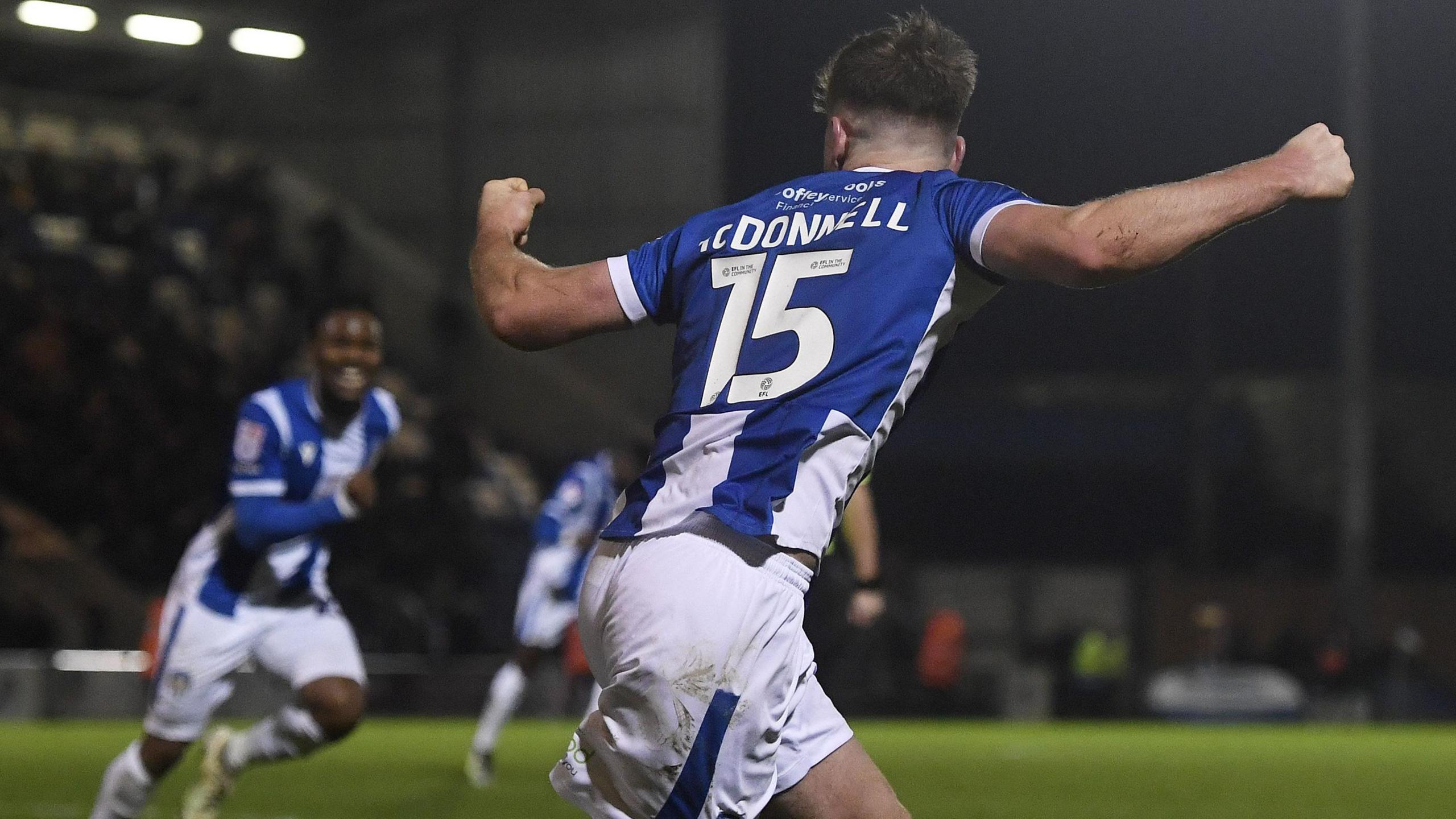 Jamie McDonnell scores for Colchester