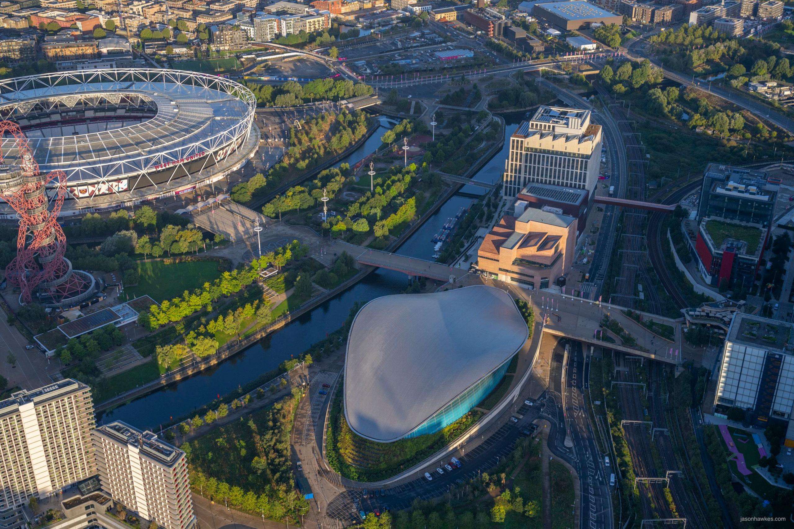 The London Stadium and Aquatics Centre 