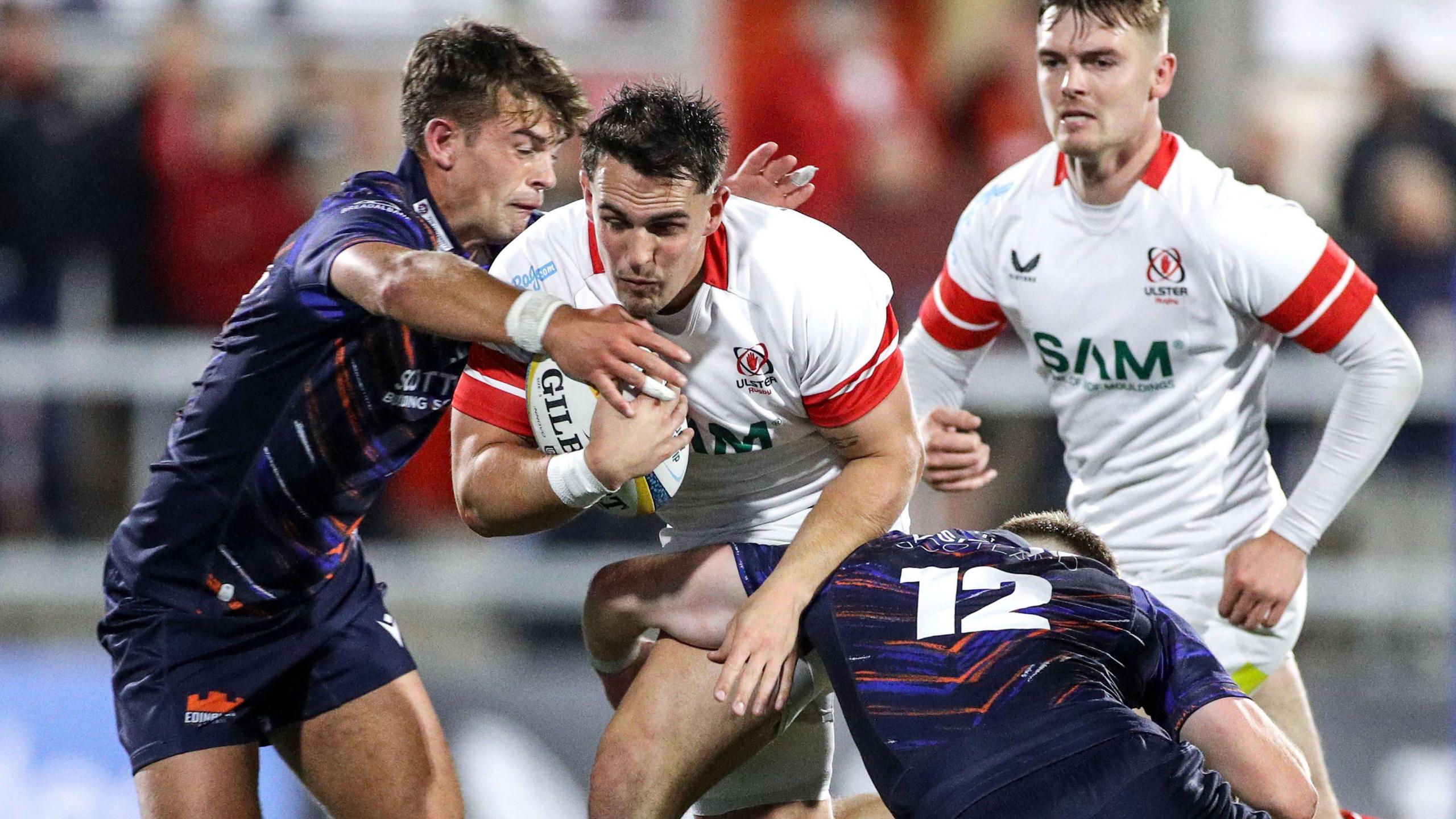 James Hume in pre-season action against Edinburgh