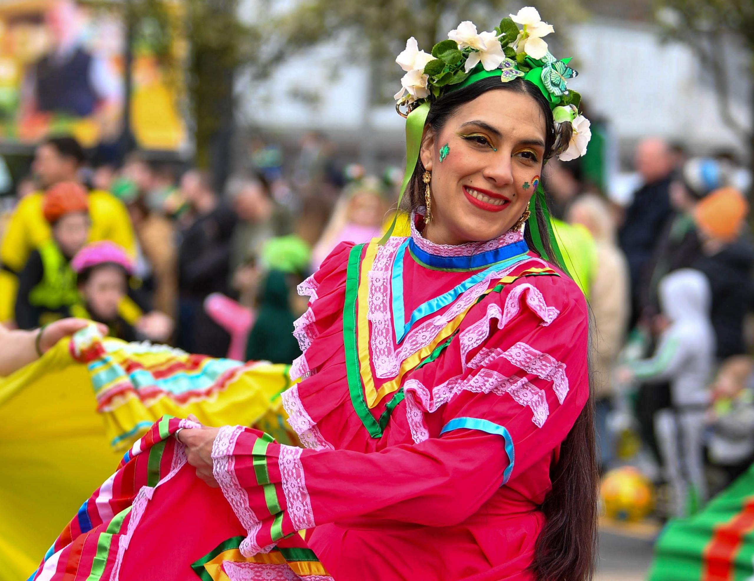 Dancer wearing pink