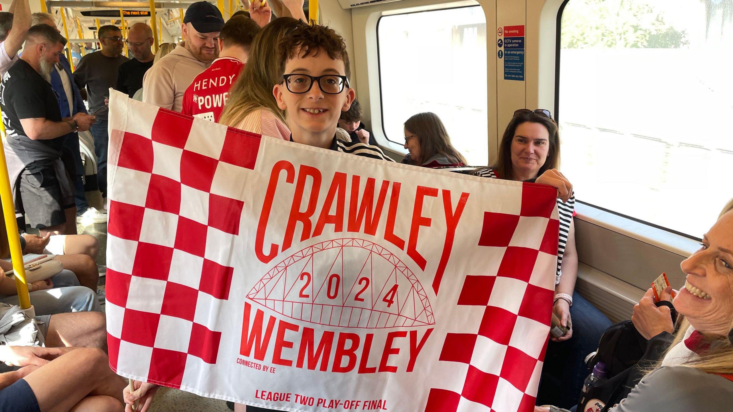 Ronan Wynne, 12, from West Green, Crawley