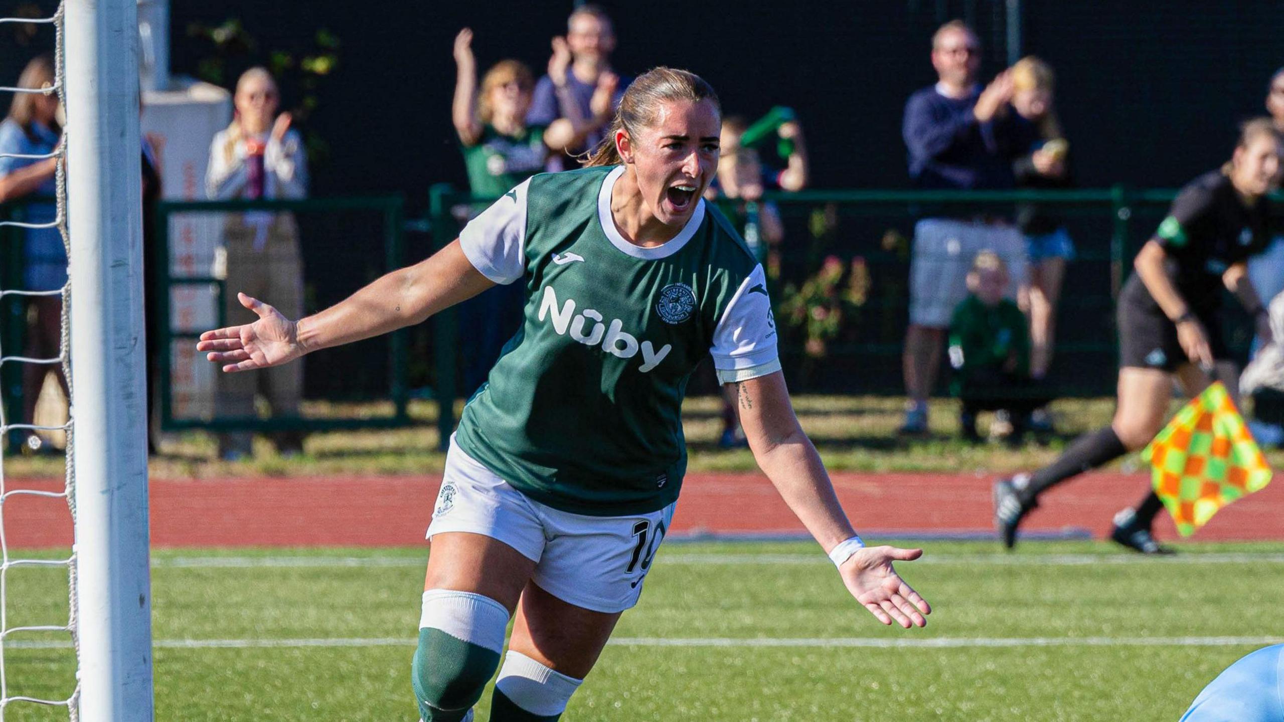 Kathleen McGovern celebrates