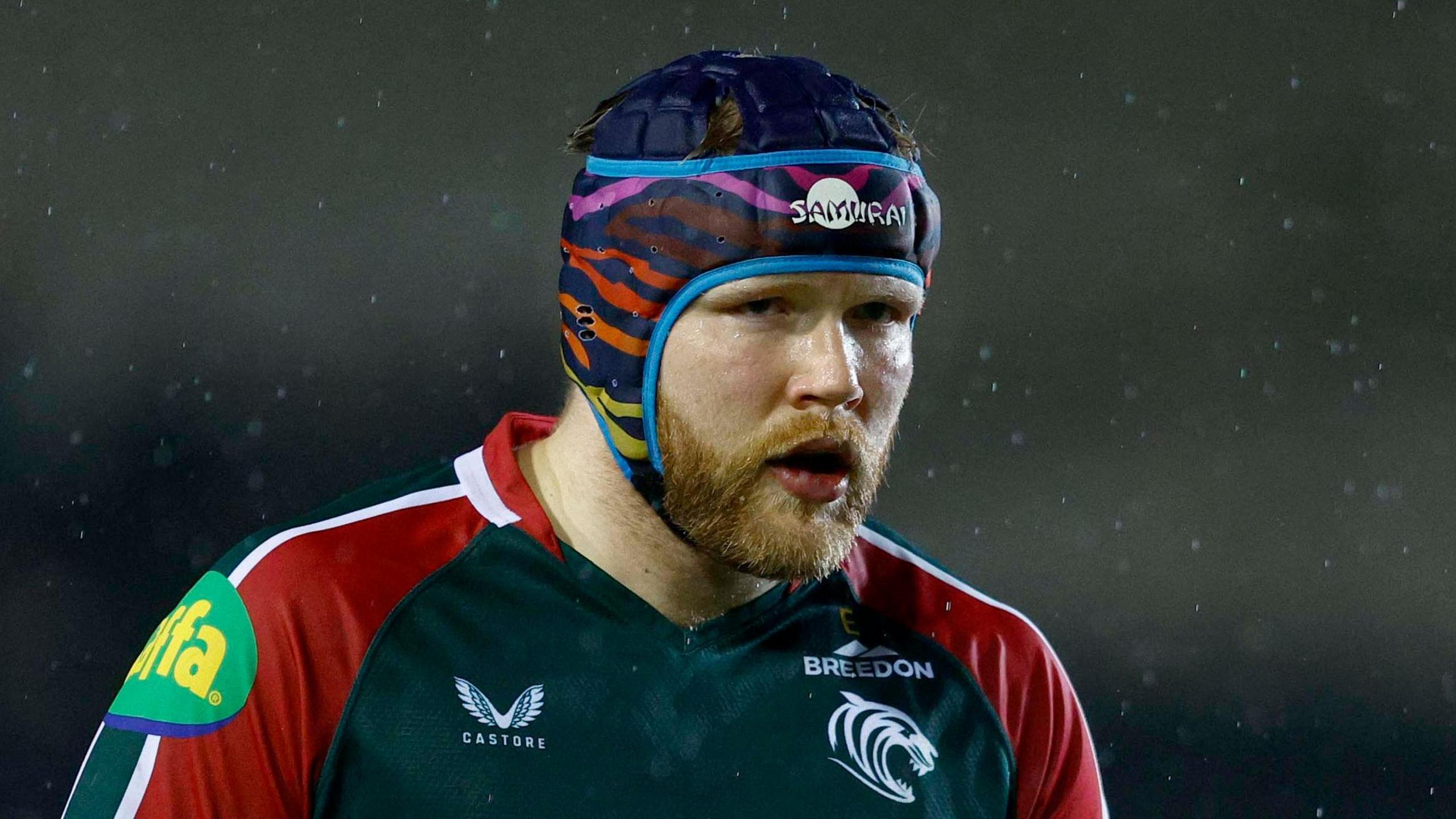 Leicester lock Tom Manz