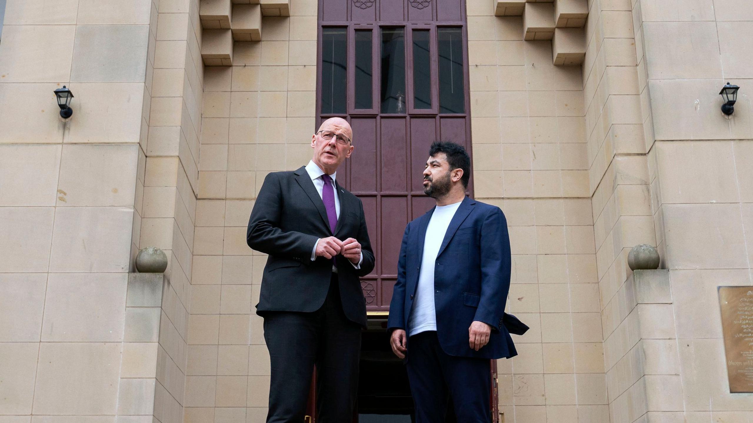 John Swinney and Imam Habib Rauf