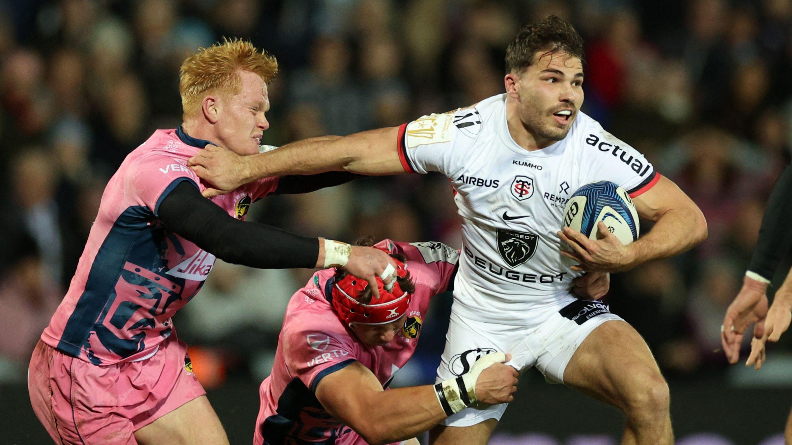 Toulouse playing at Exeter Chiefs in the Champions Cup