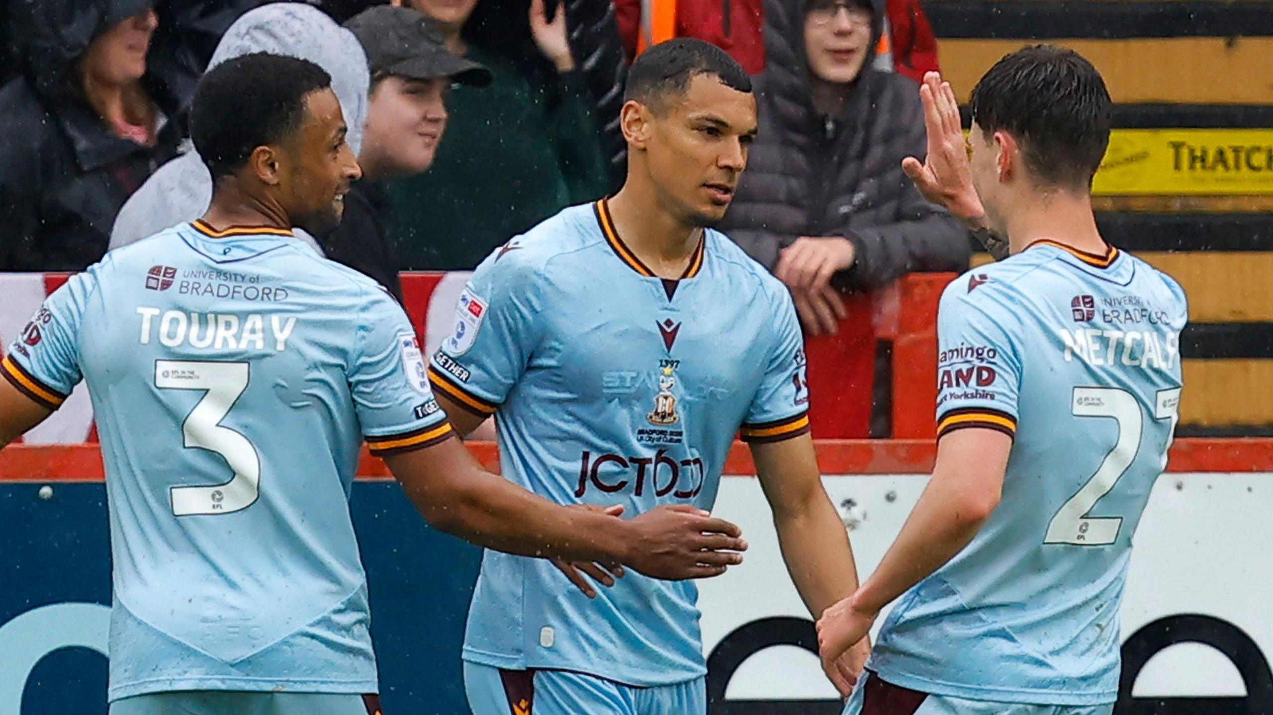 Kayden Jackson celebrates