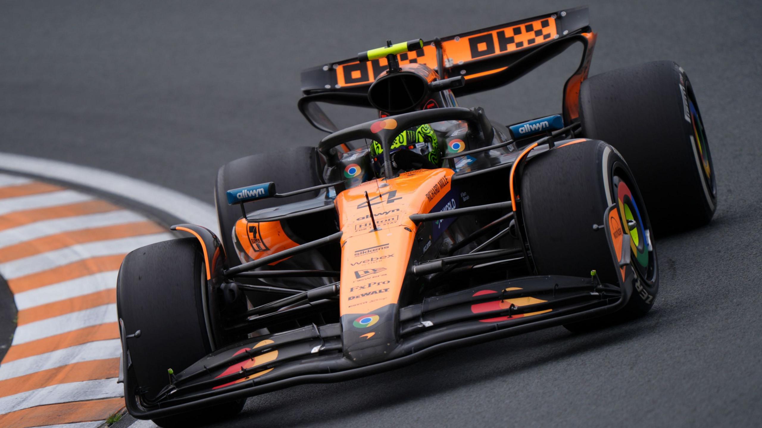 McLaren's Lando Norris during the Dutch Grand Prix