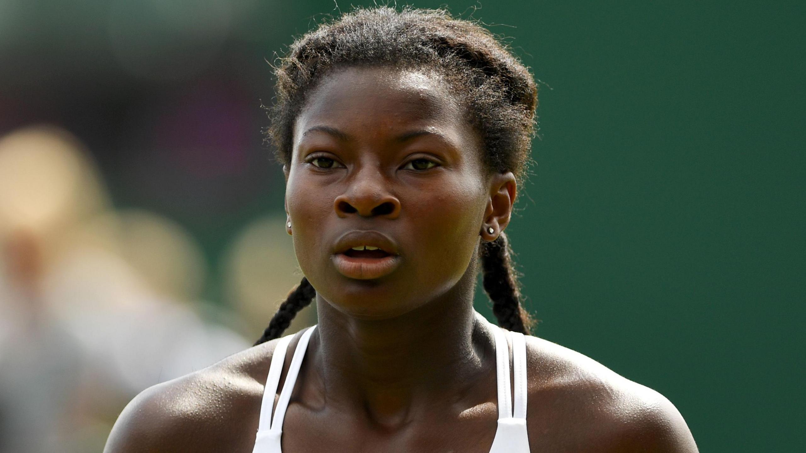 Great Britain's Esther Adeshina in action