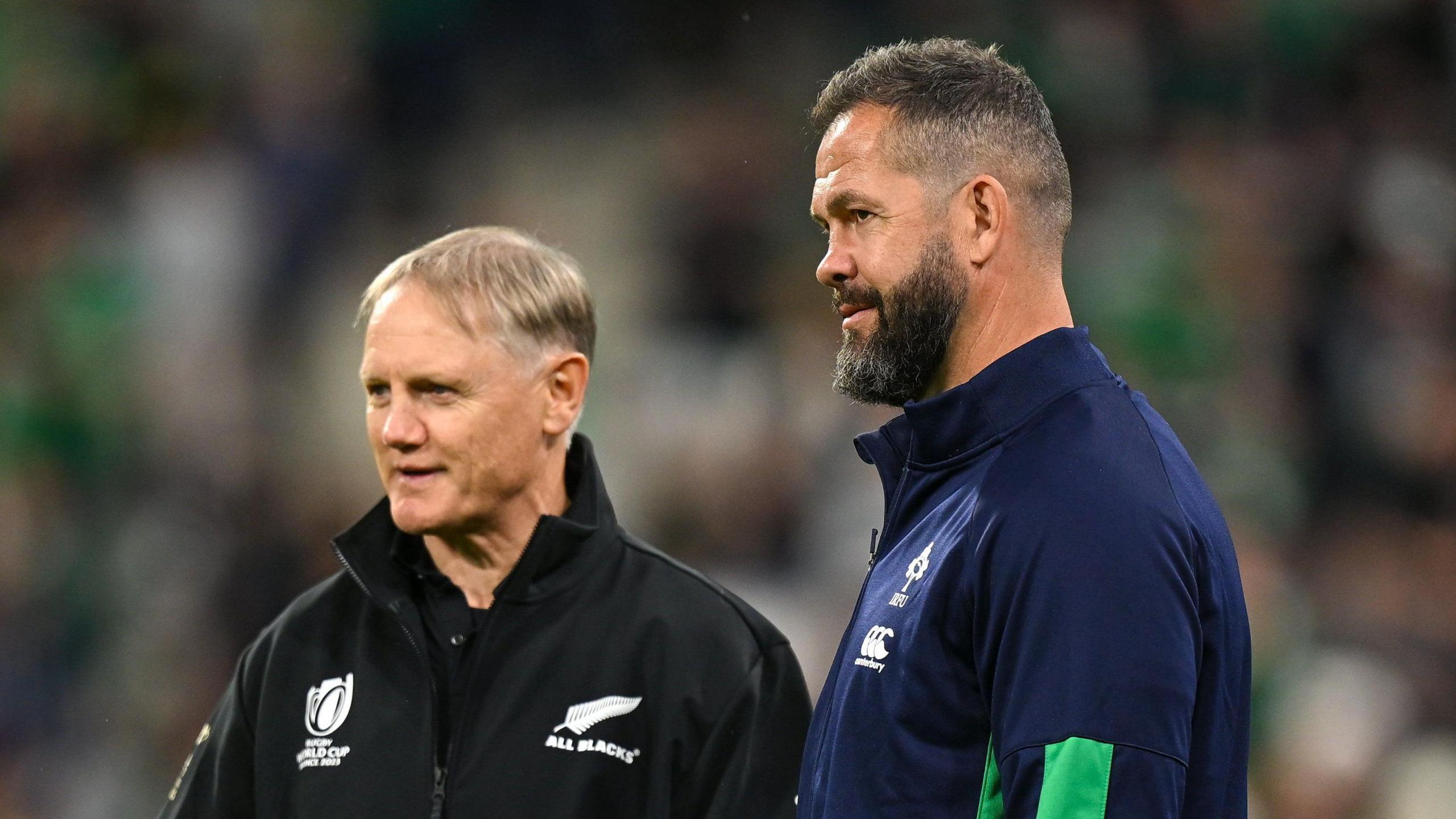 Joe Schmidt and Andy Farrell 