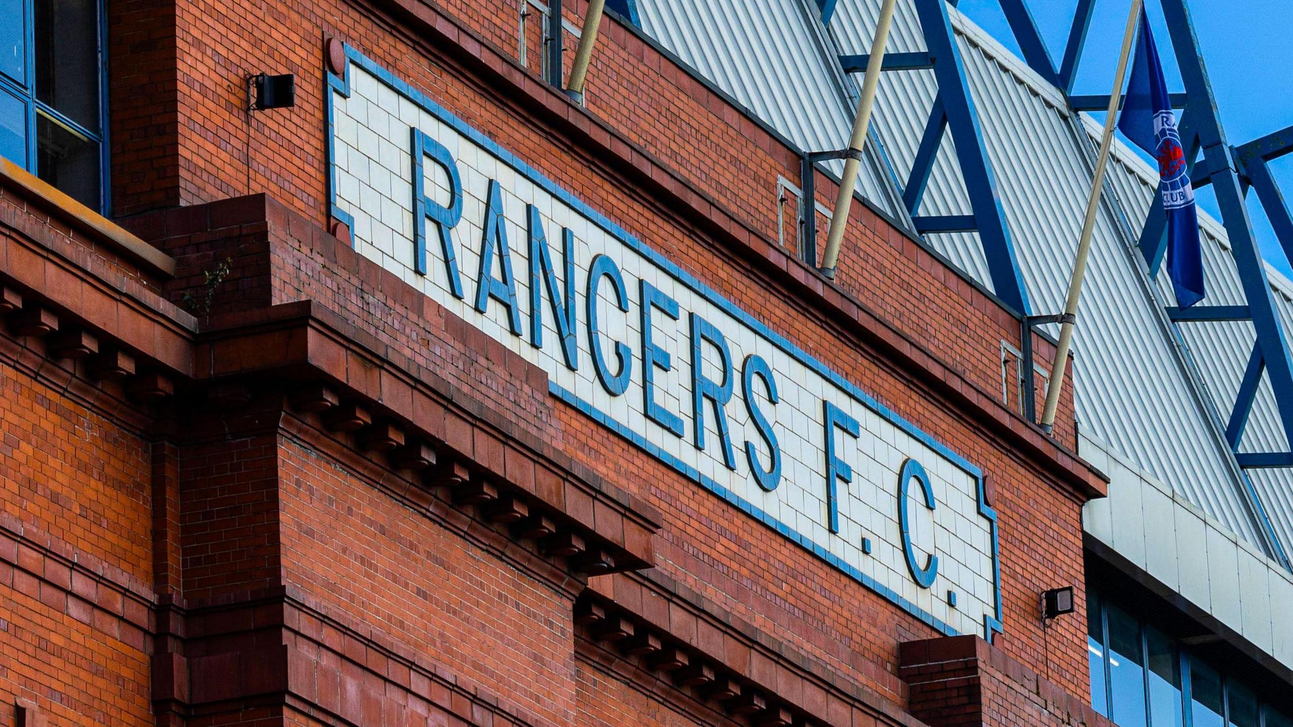 A general view of Ibrox Stadium