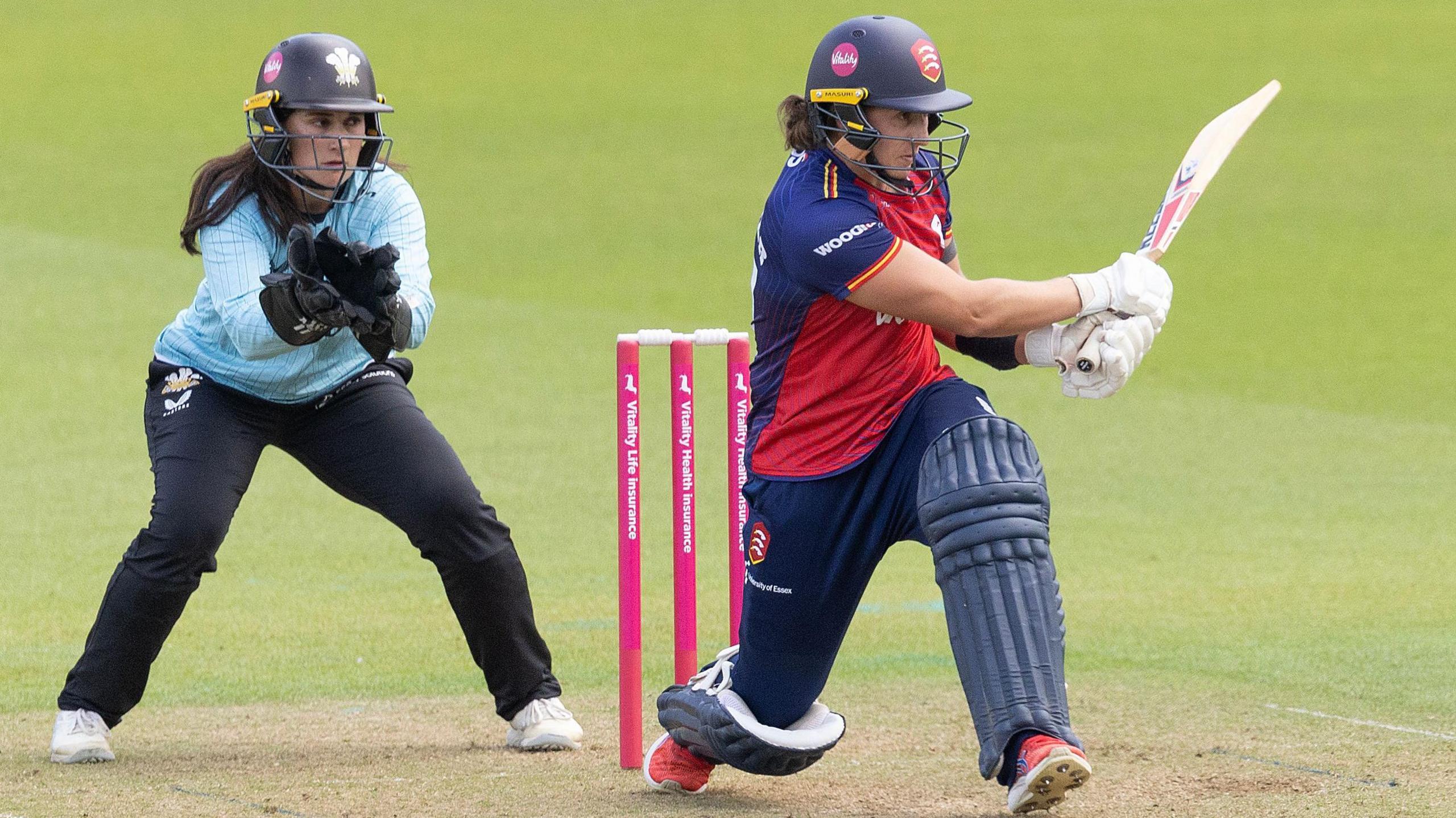 Jo Gardner batting for Essex against Surrey