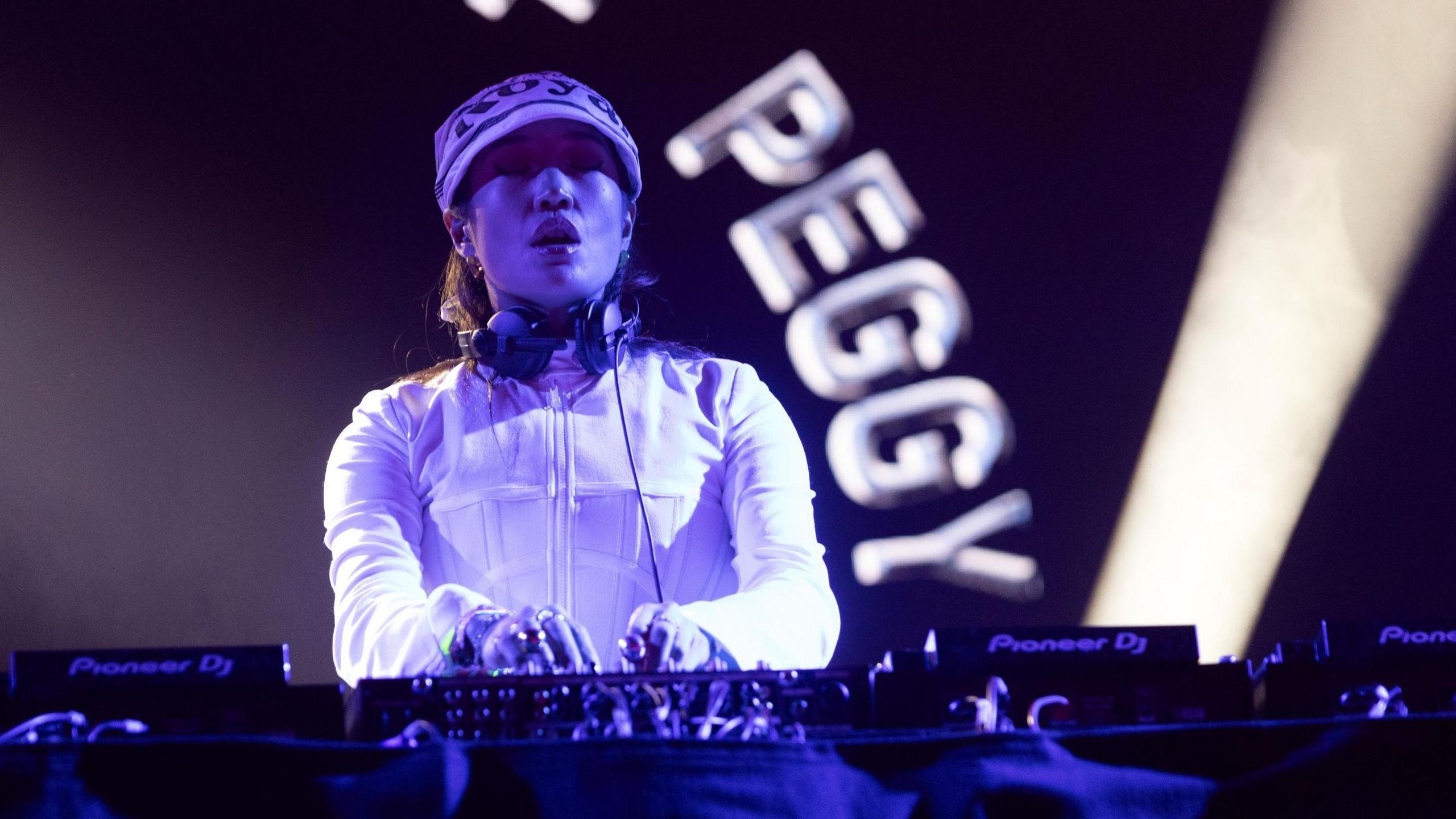Peggy Gou plays a set at Glastonbury in 2024