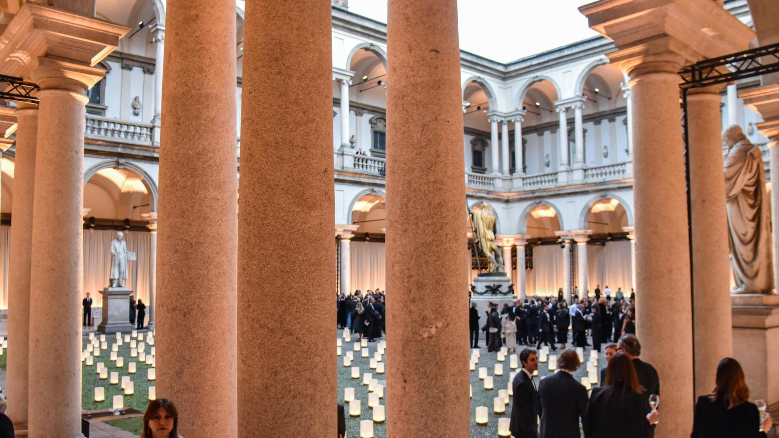 A general view prior to late Italian designer Giorgio Armani collection of the Spring/Summer 2026 Women's Collection presentation at the Milan Fashion Week, in Milan, Italy, 27 September 2025.