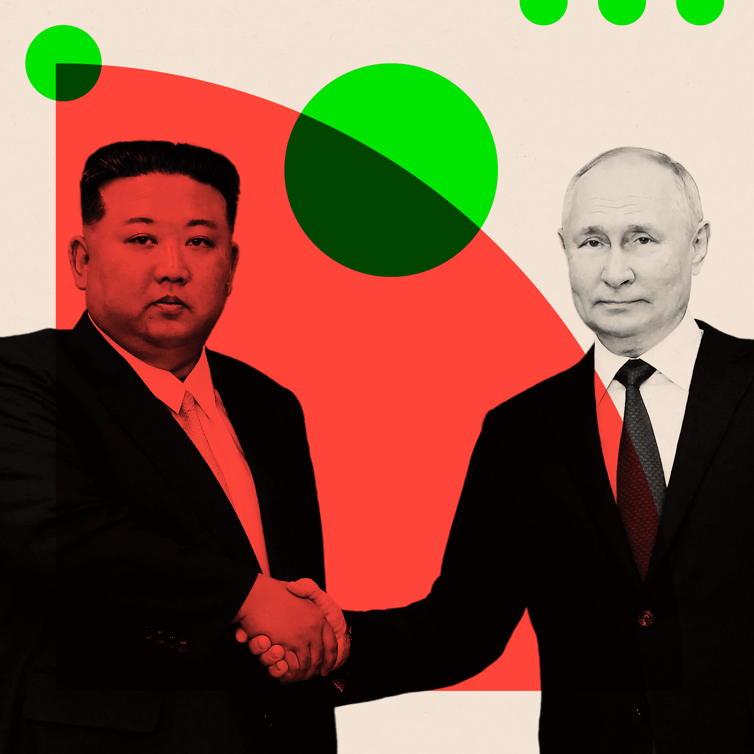 Kim Jong Un and Vladimir Putin