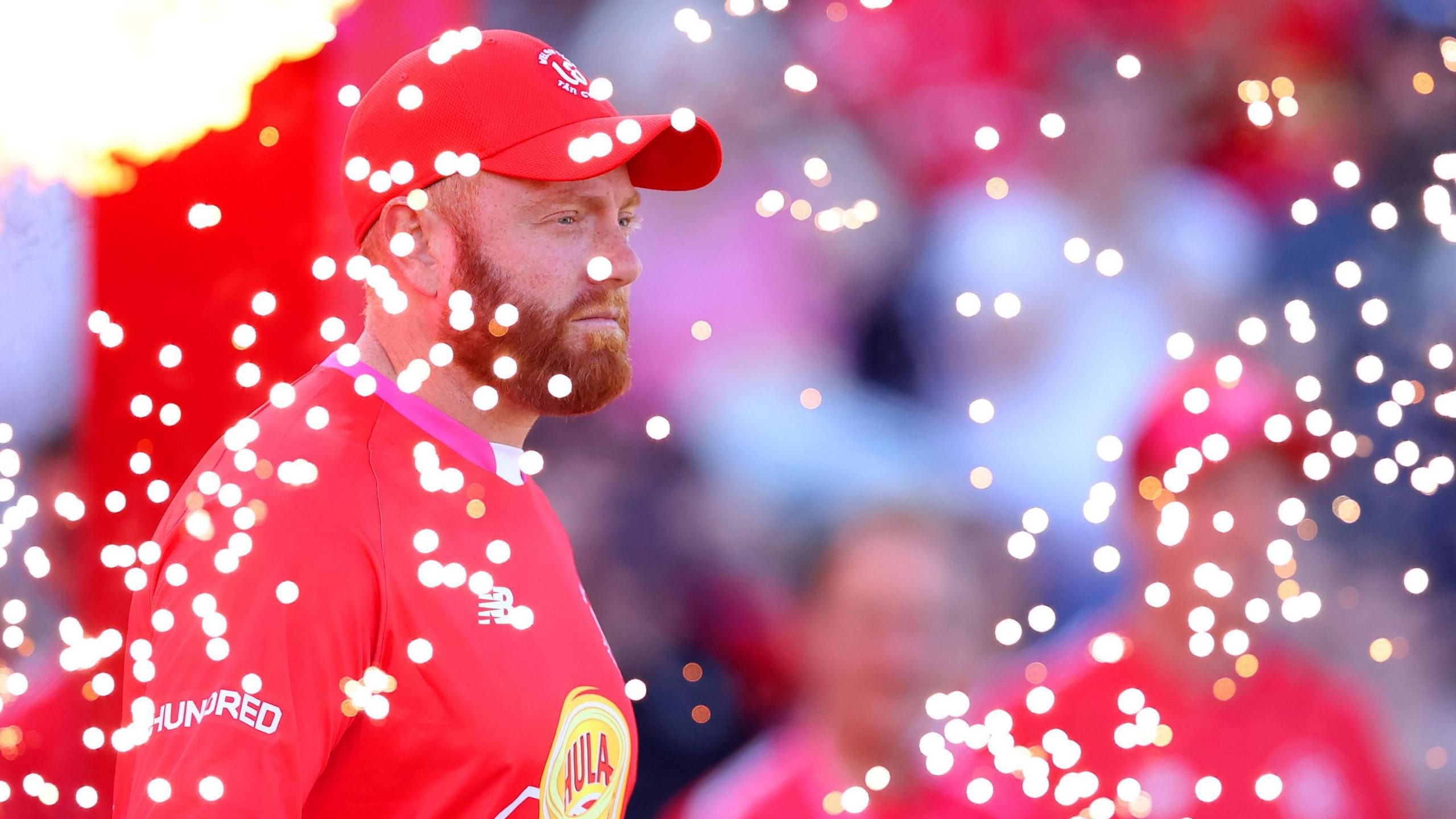England batter Jonny Bairstow walks onto the pitch for Welsh Fire
