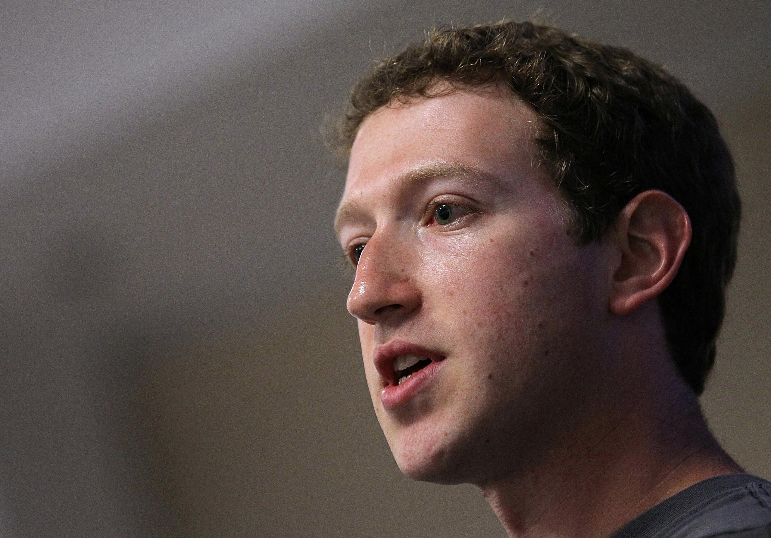 Facebook founder Mark Zuckerberg