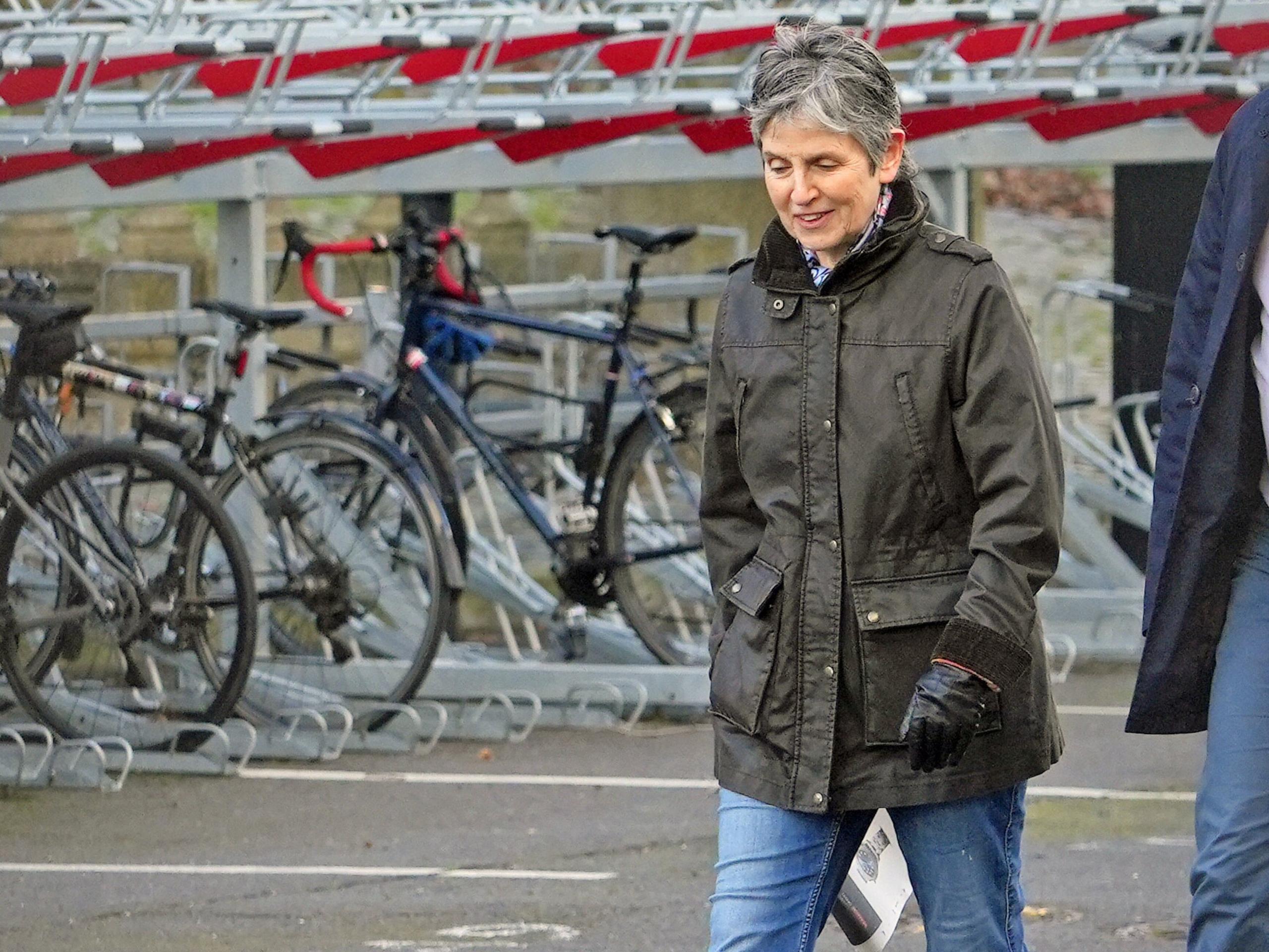 Dame Cressida arrives at New Scotland Yard the day after her resignation