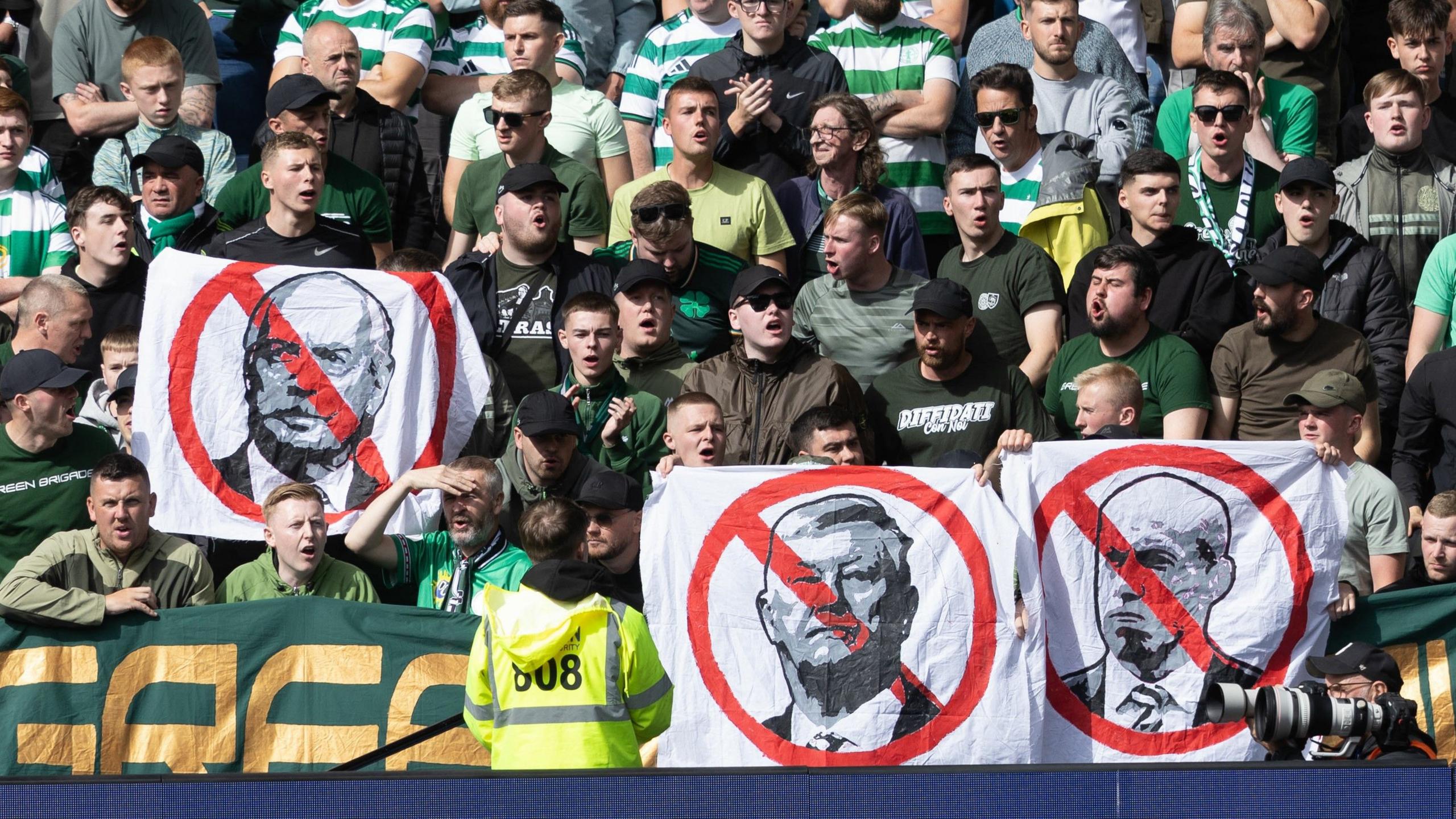 Celtic fans have been protesting against the club's board of late