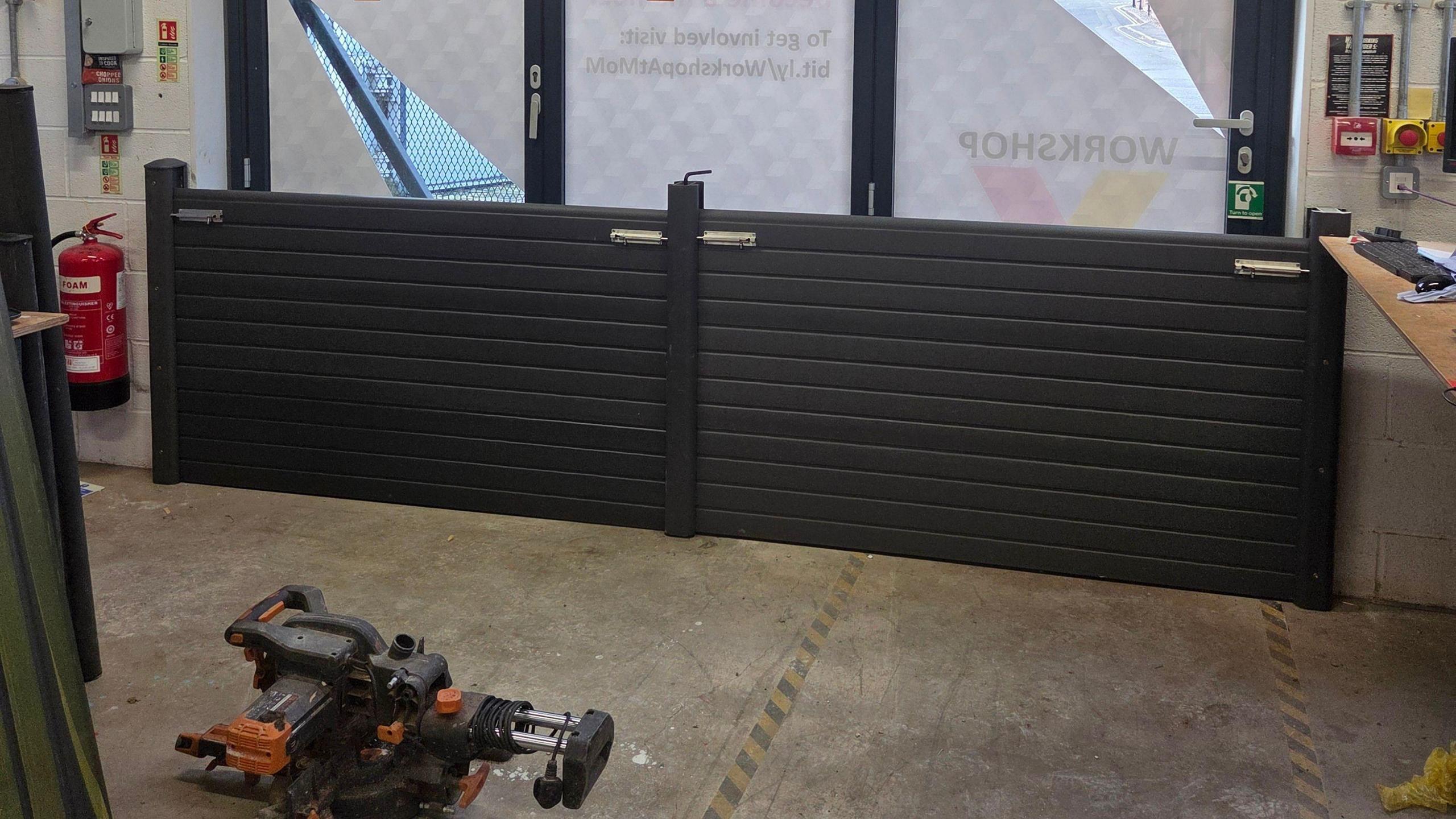 Barriers in front of a window