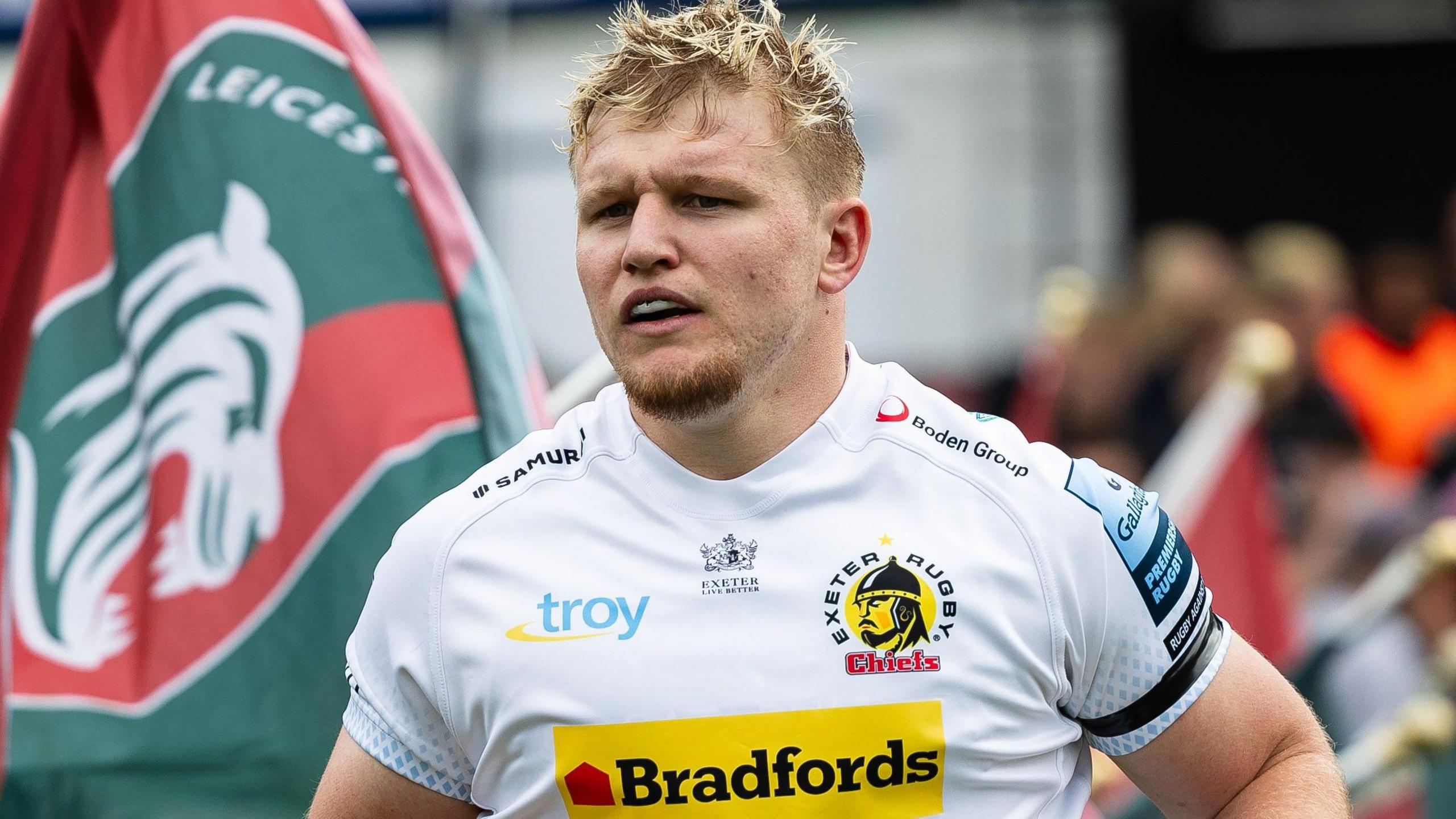 Max Norey in action for Exeter