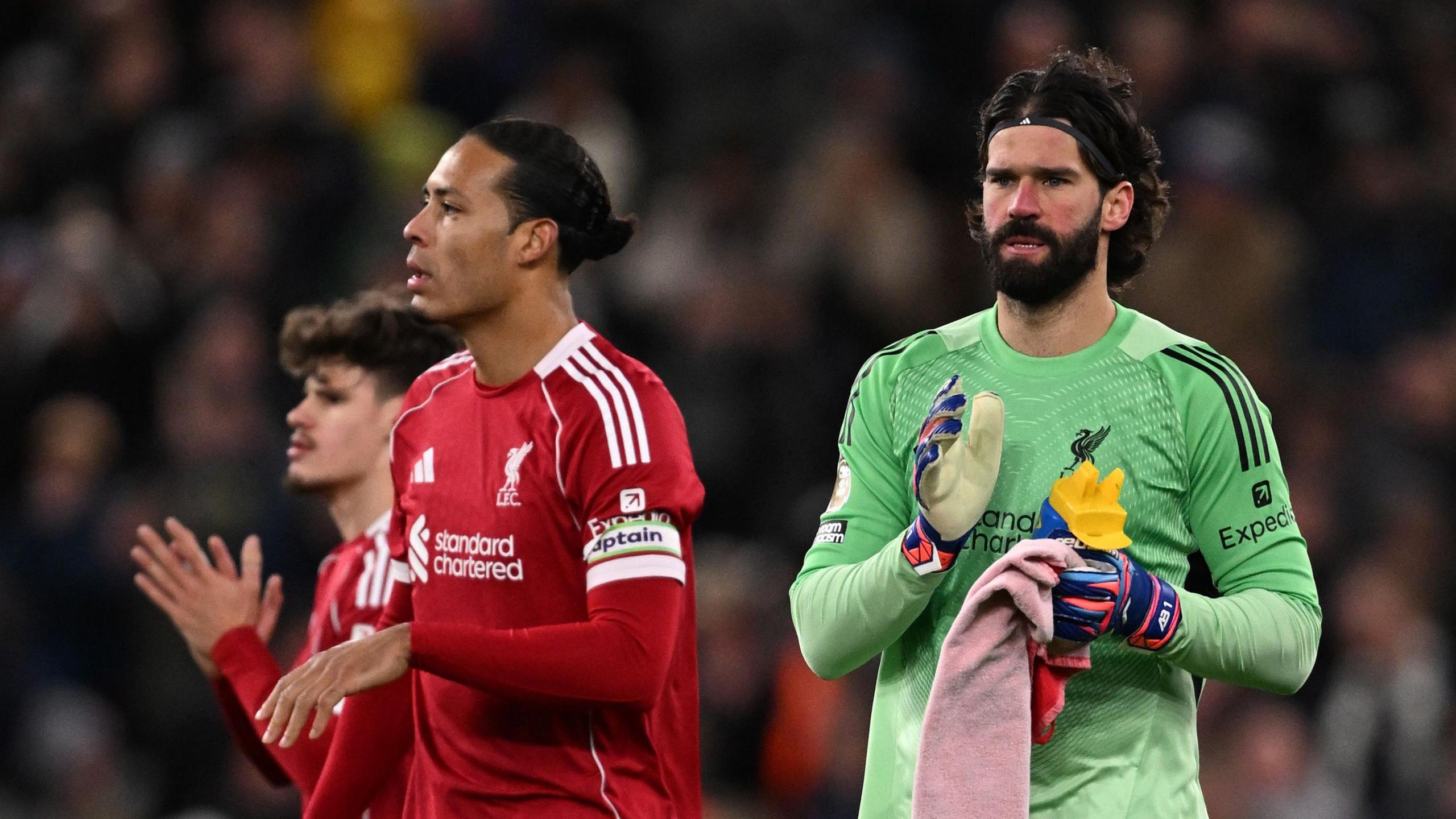 Virgil van Dijk and Alisson
