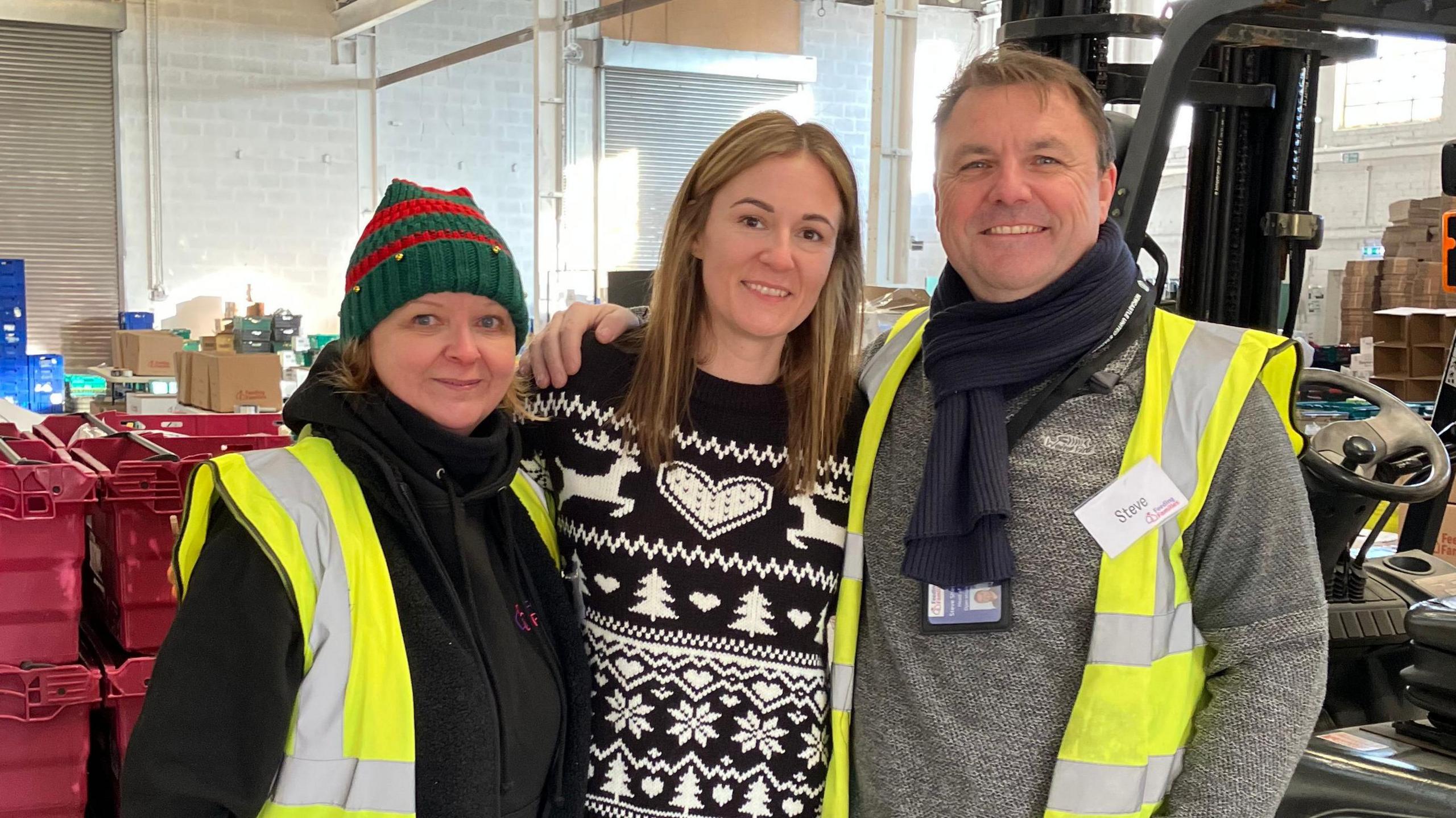 Feeding Families charity workers