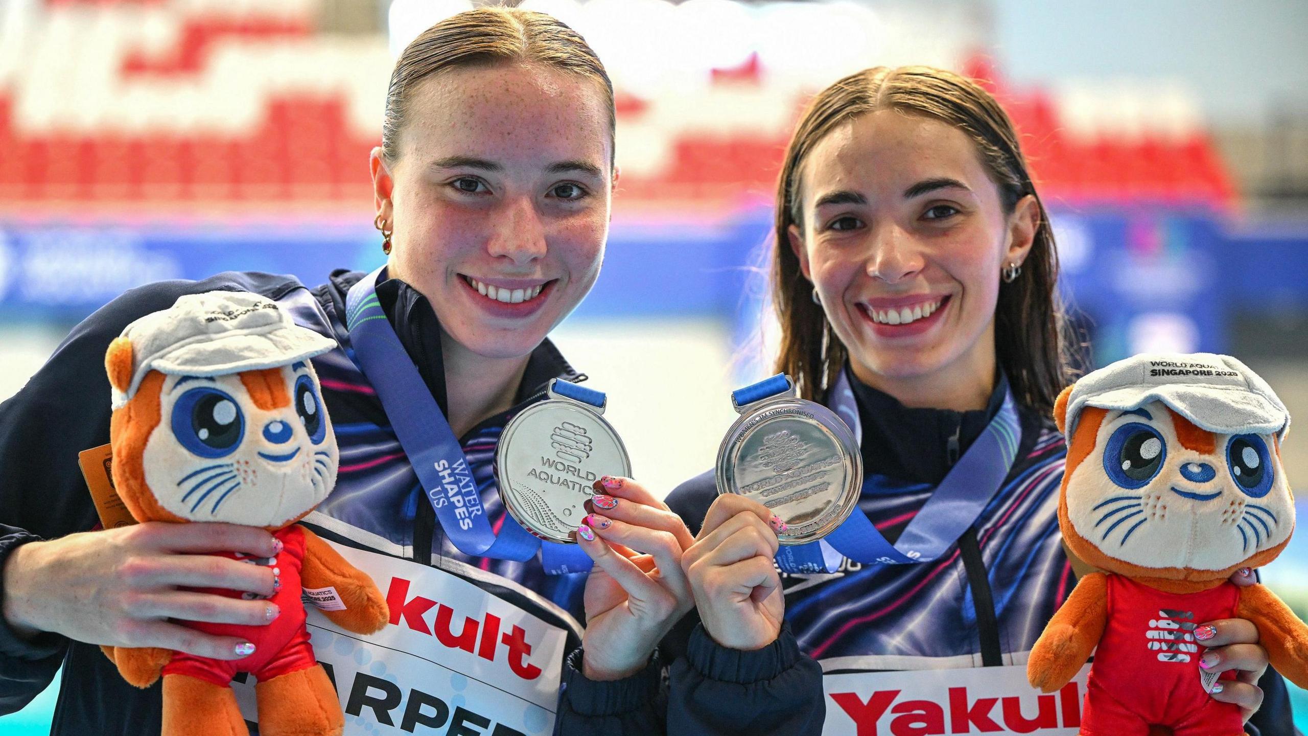 Great Britain's Yasmin Harper and Scarlett Mew Jensen