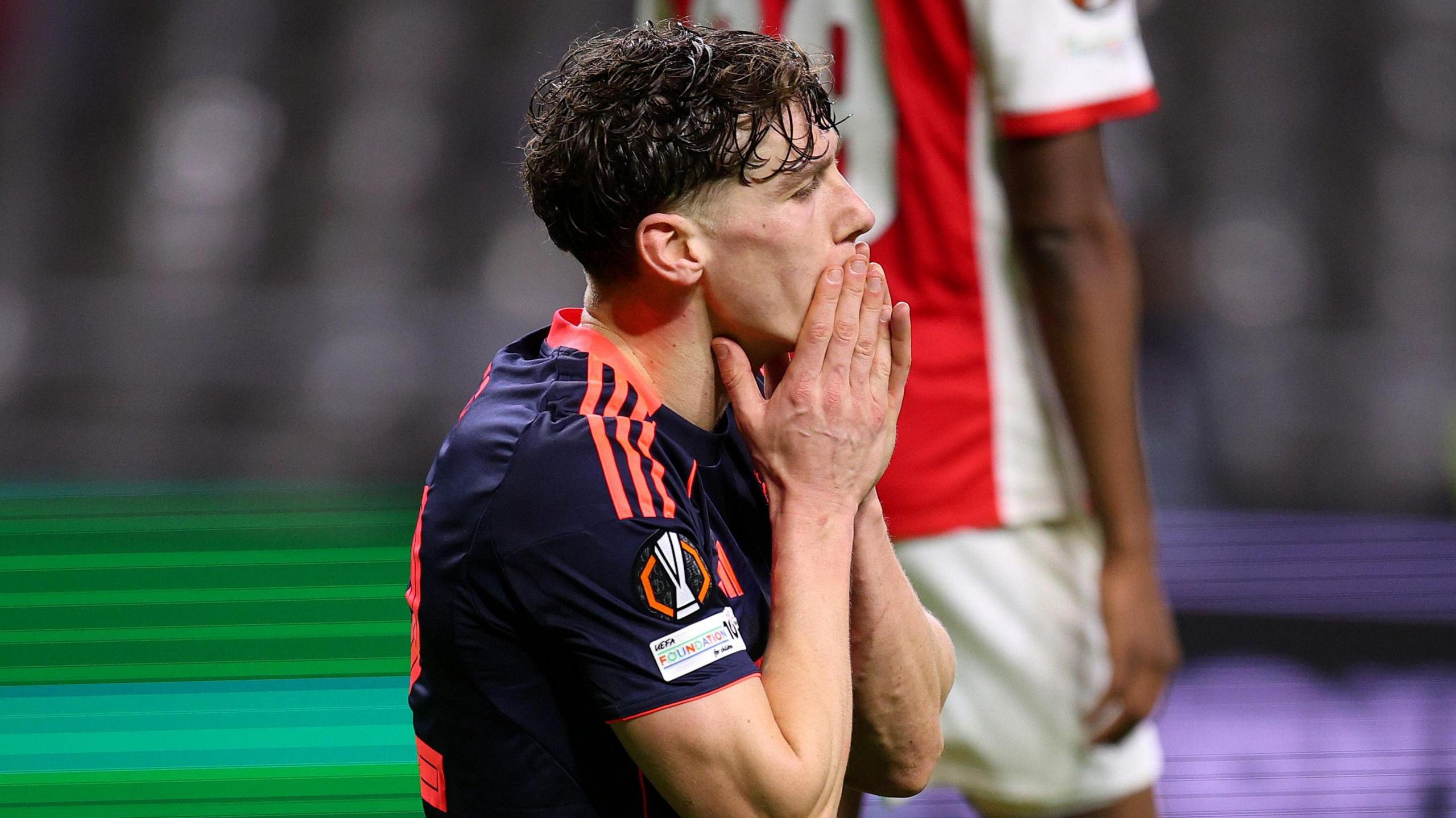 Nottingham Forest's Ryan Yates reacts to scoring an own goal at Braga