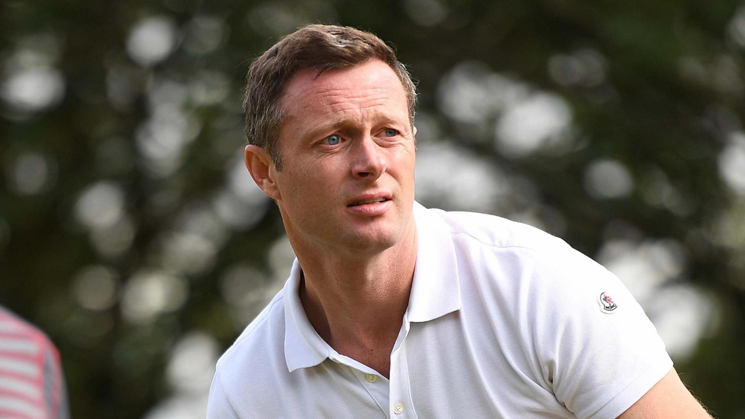 James Davies-Yandle, who played hockey for Wales at the 2002 Commonwealth Games, at an Ospreys golf day in 2021