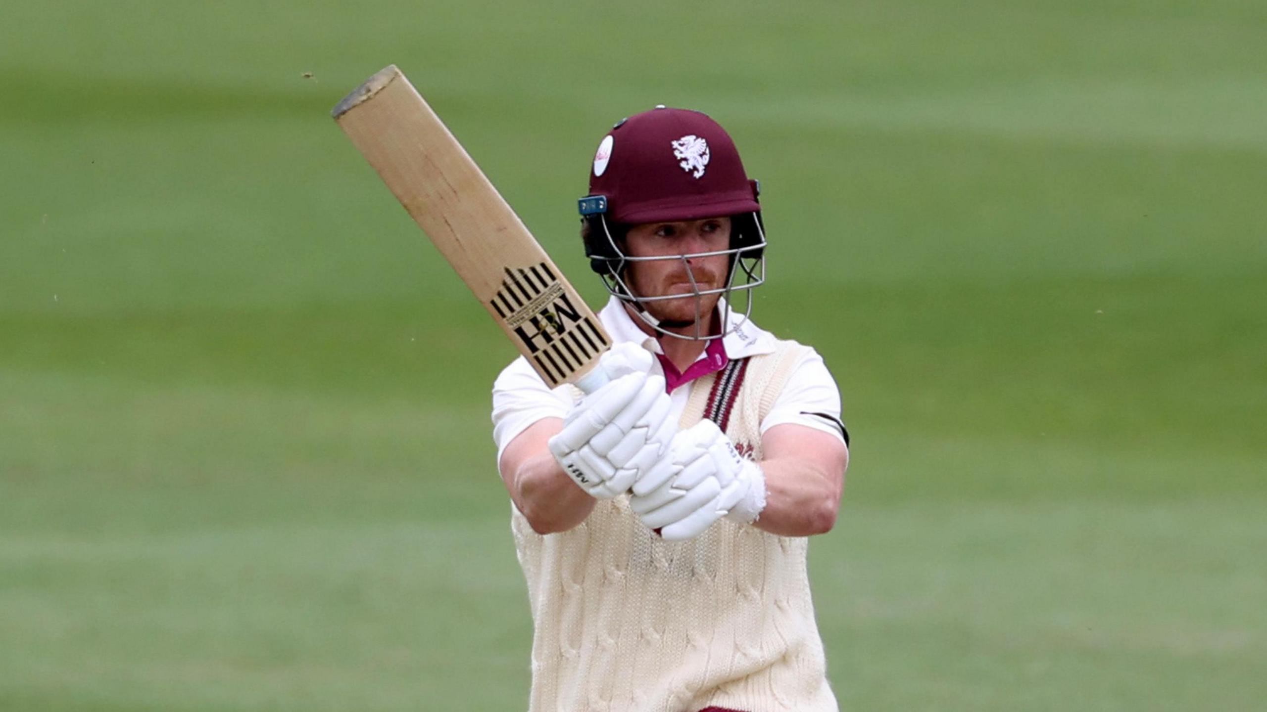 Tom Abell in batting action for Glamorgan