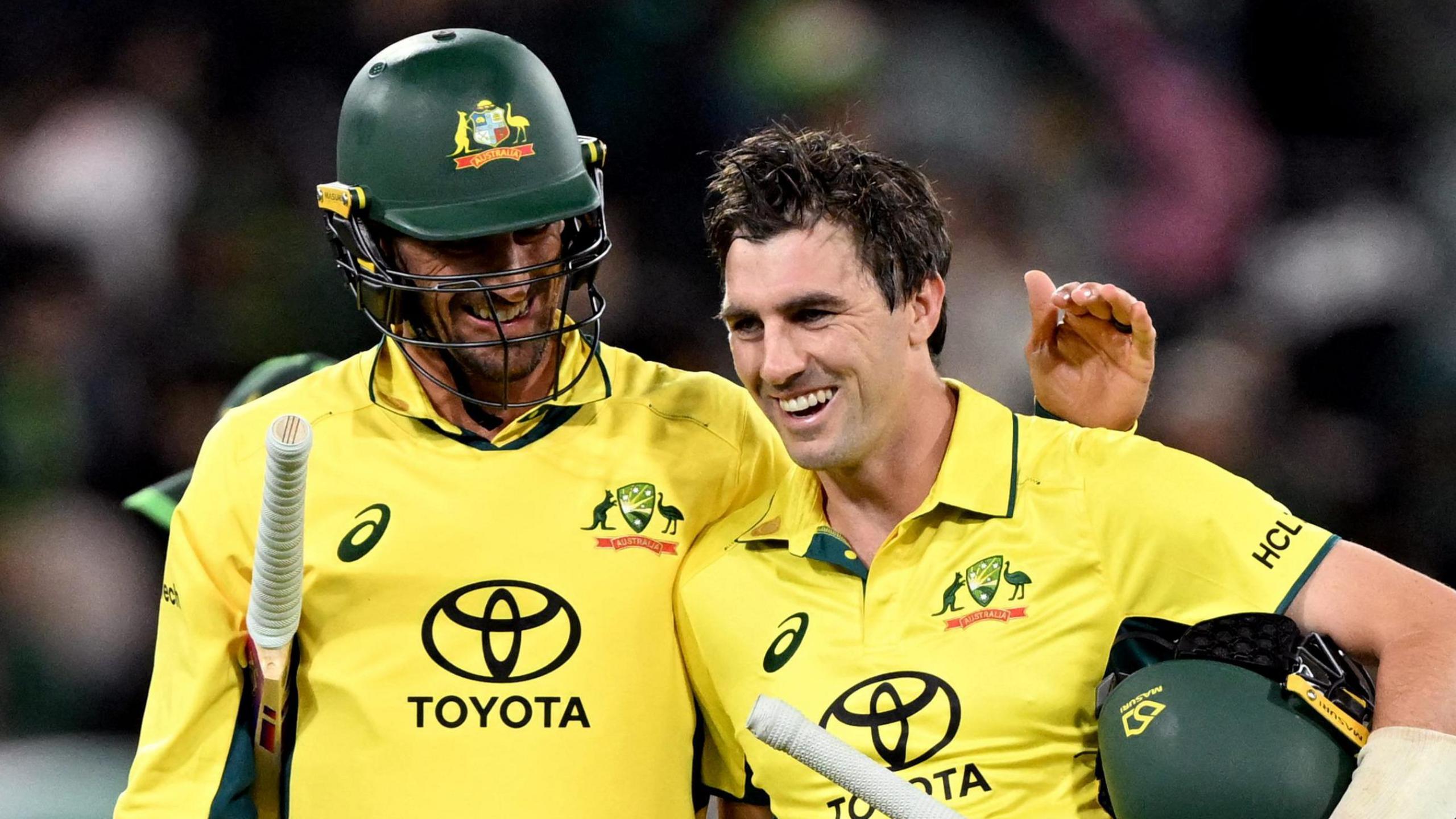 Pat Cummins and Mitchell Starc