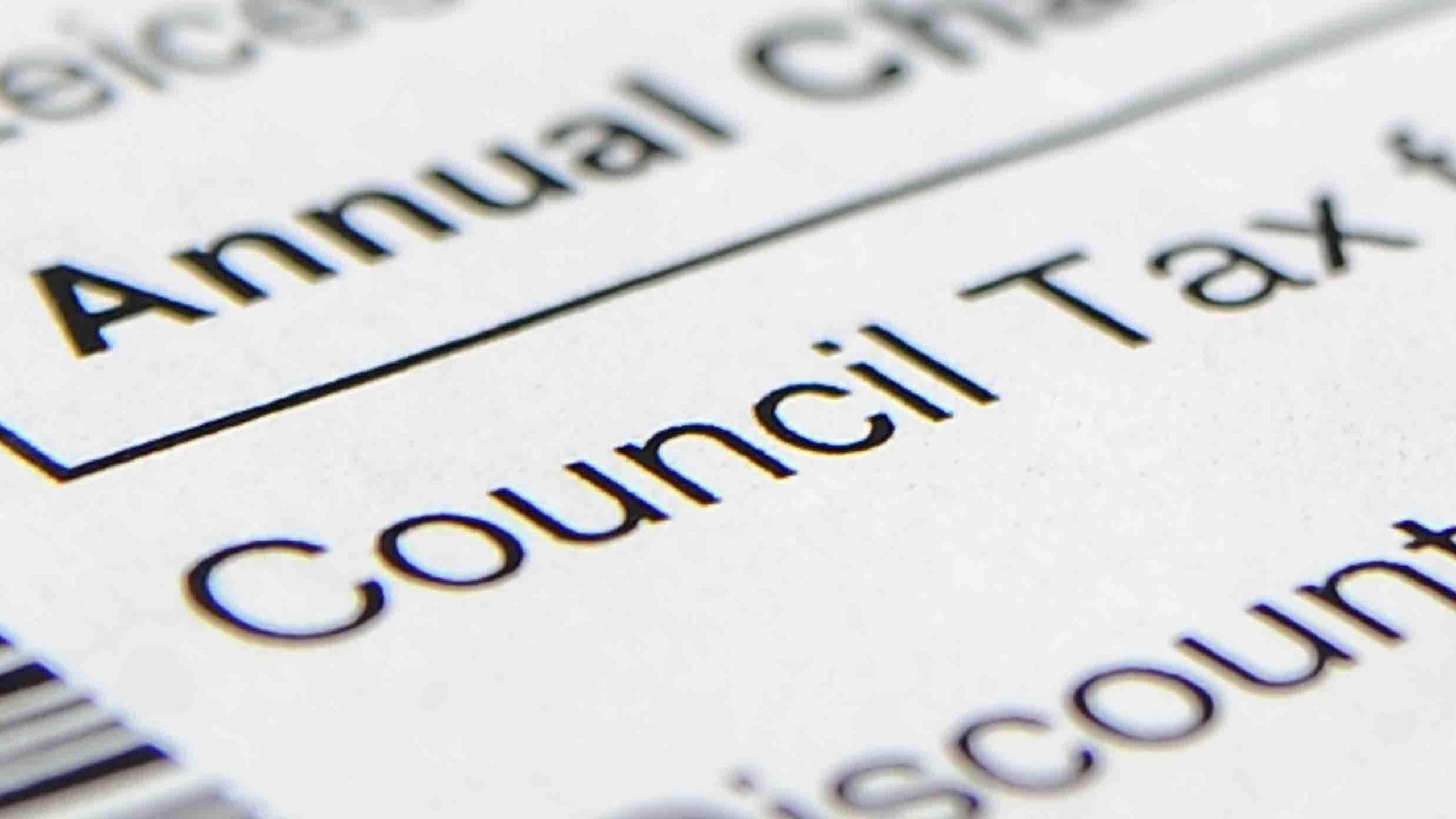 A stock image of a council tax bill