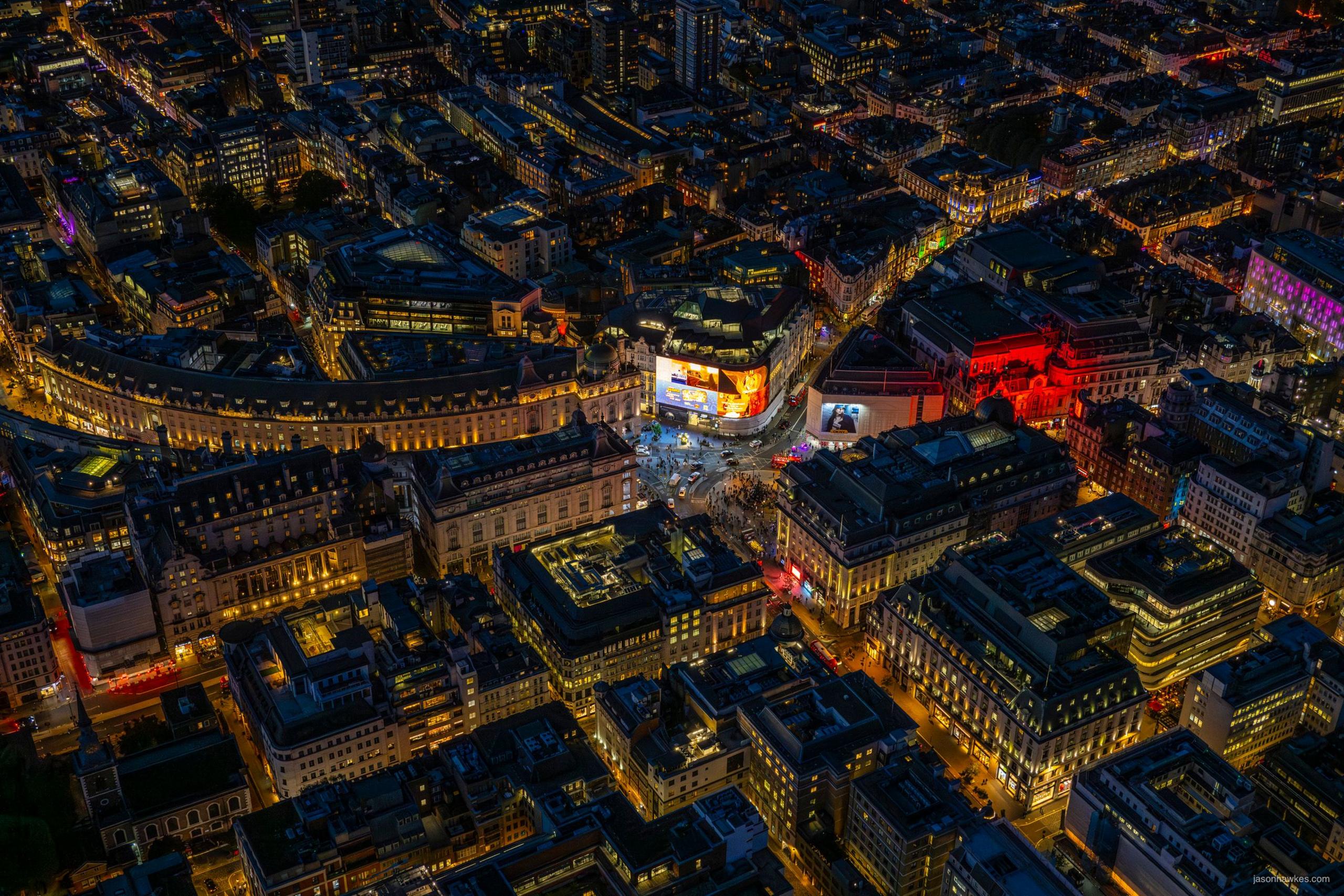 Piccadilly Circus in the heart of London