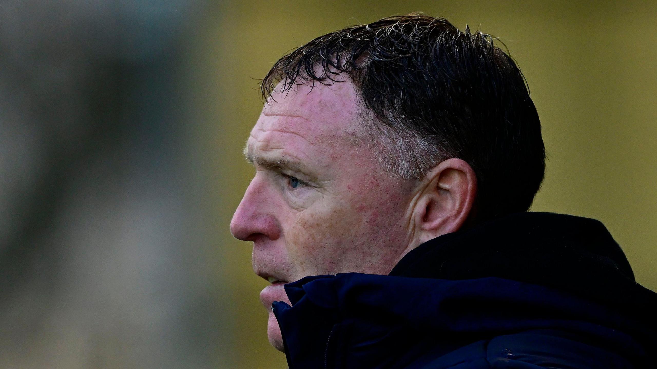 Graham Coughlan watching Boston United play 