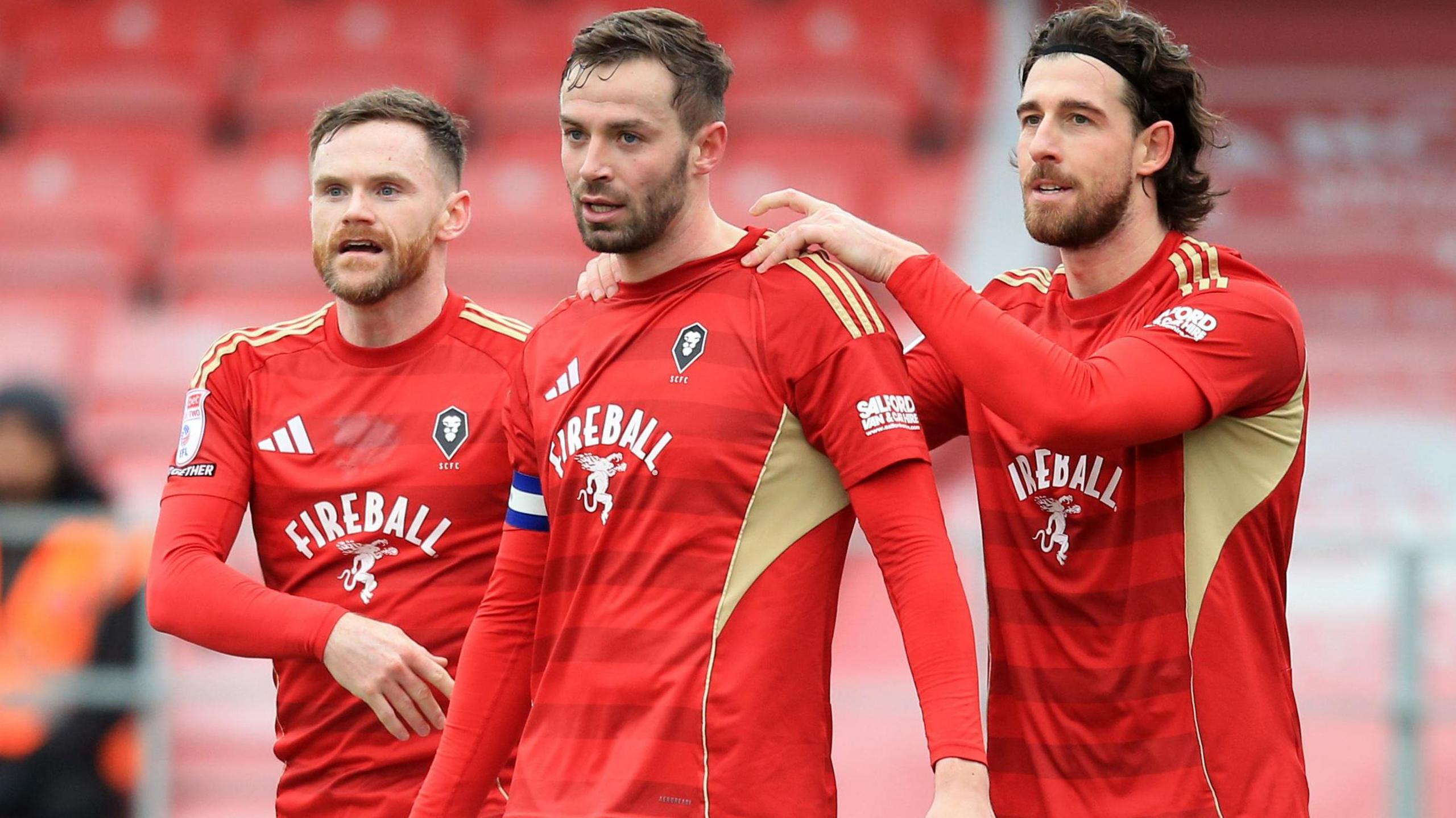 Salford City celebrate